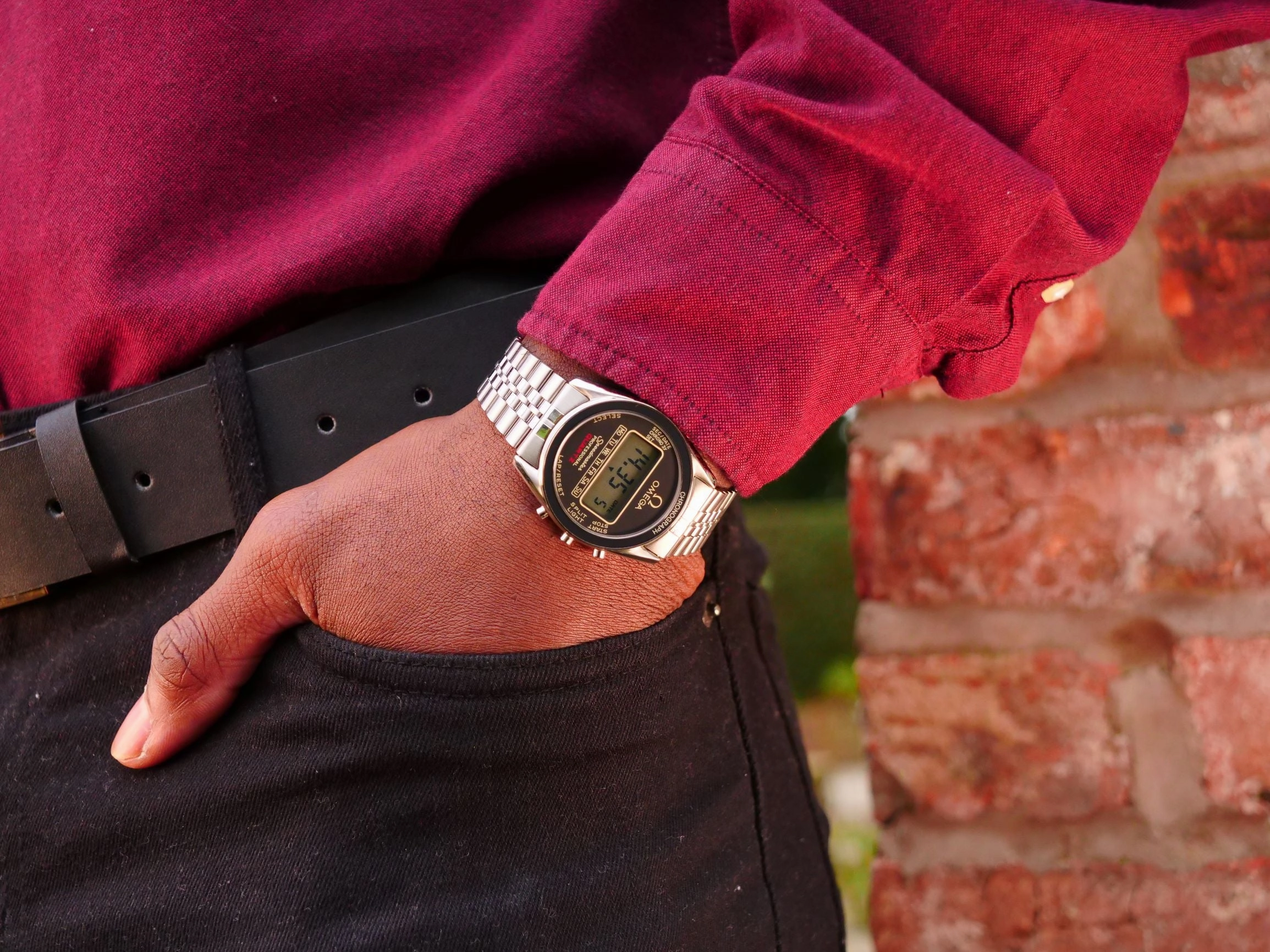 Omega Speedmaster LCD chronograph