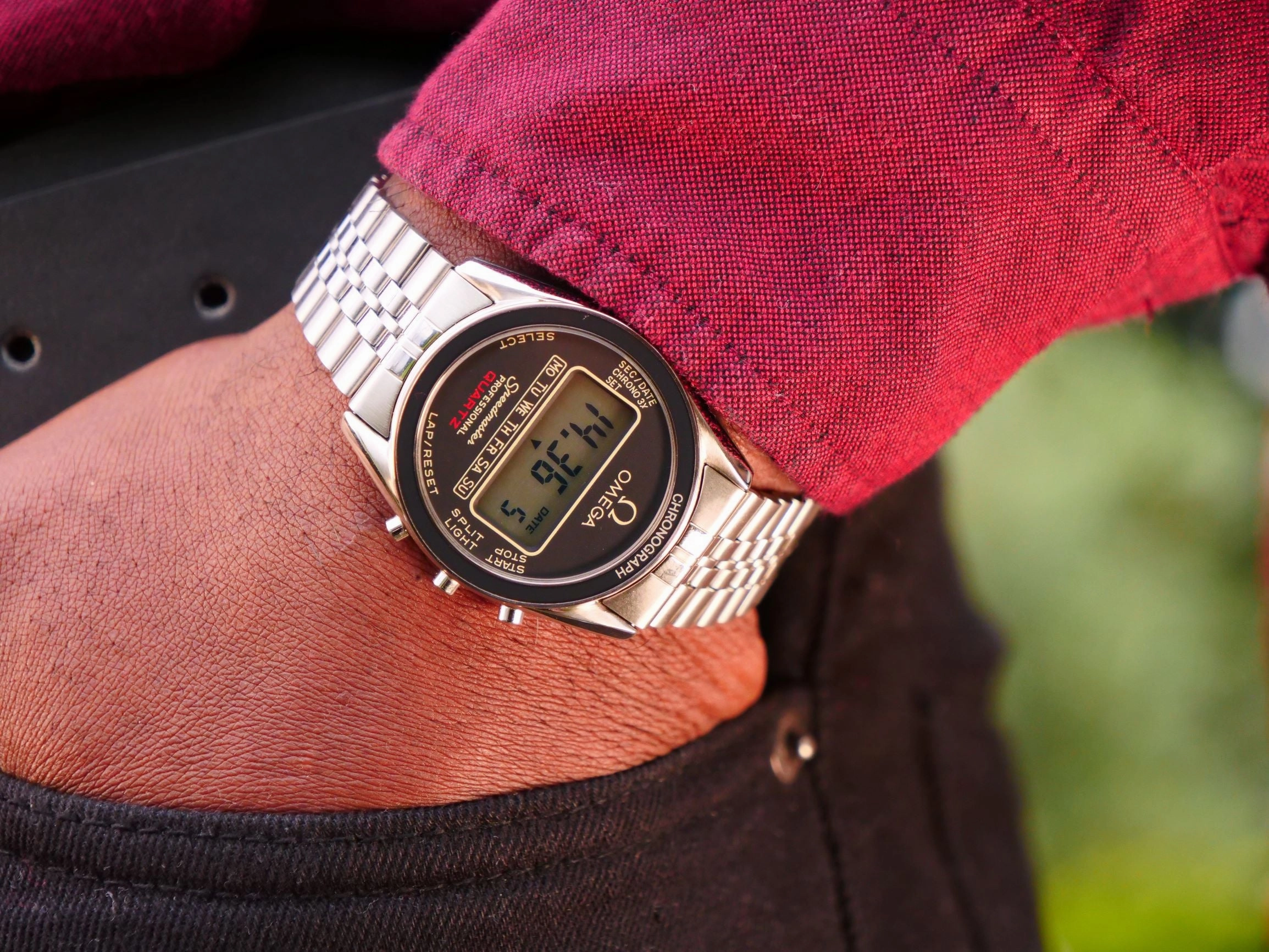 Omega Speedmaster LCD chronograph