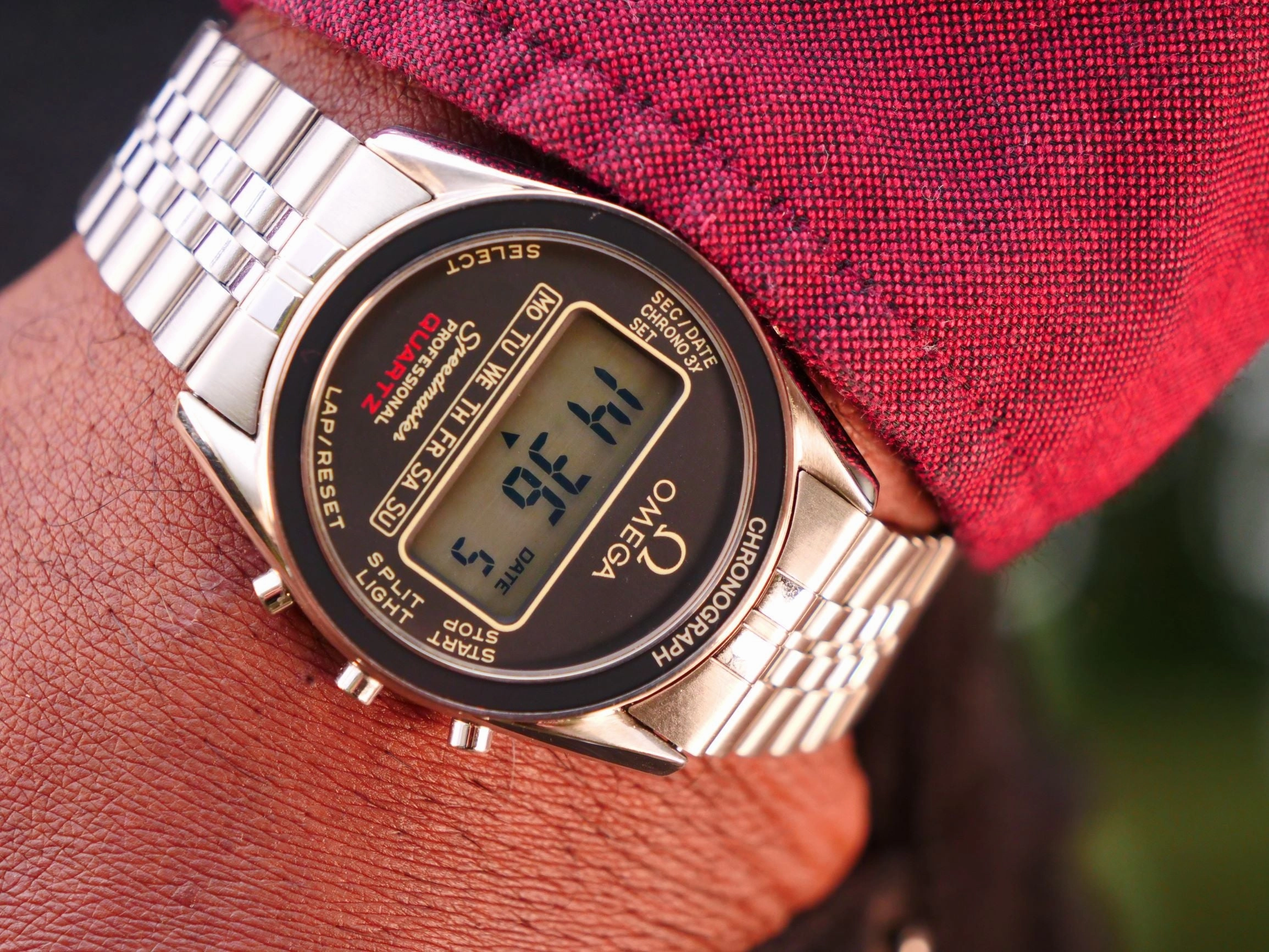 Omega Speedmaster LCD chronograph