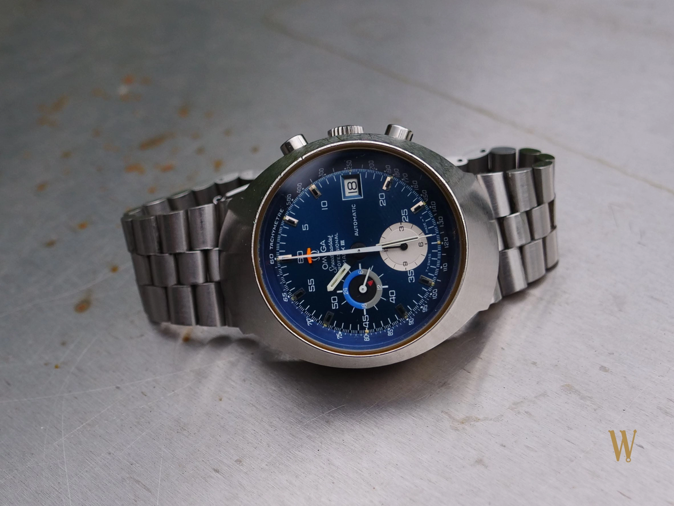 Omega Speedmaster Mk III Blue dial