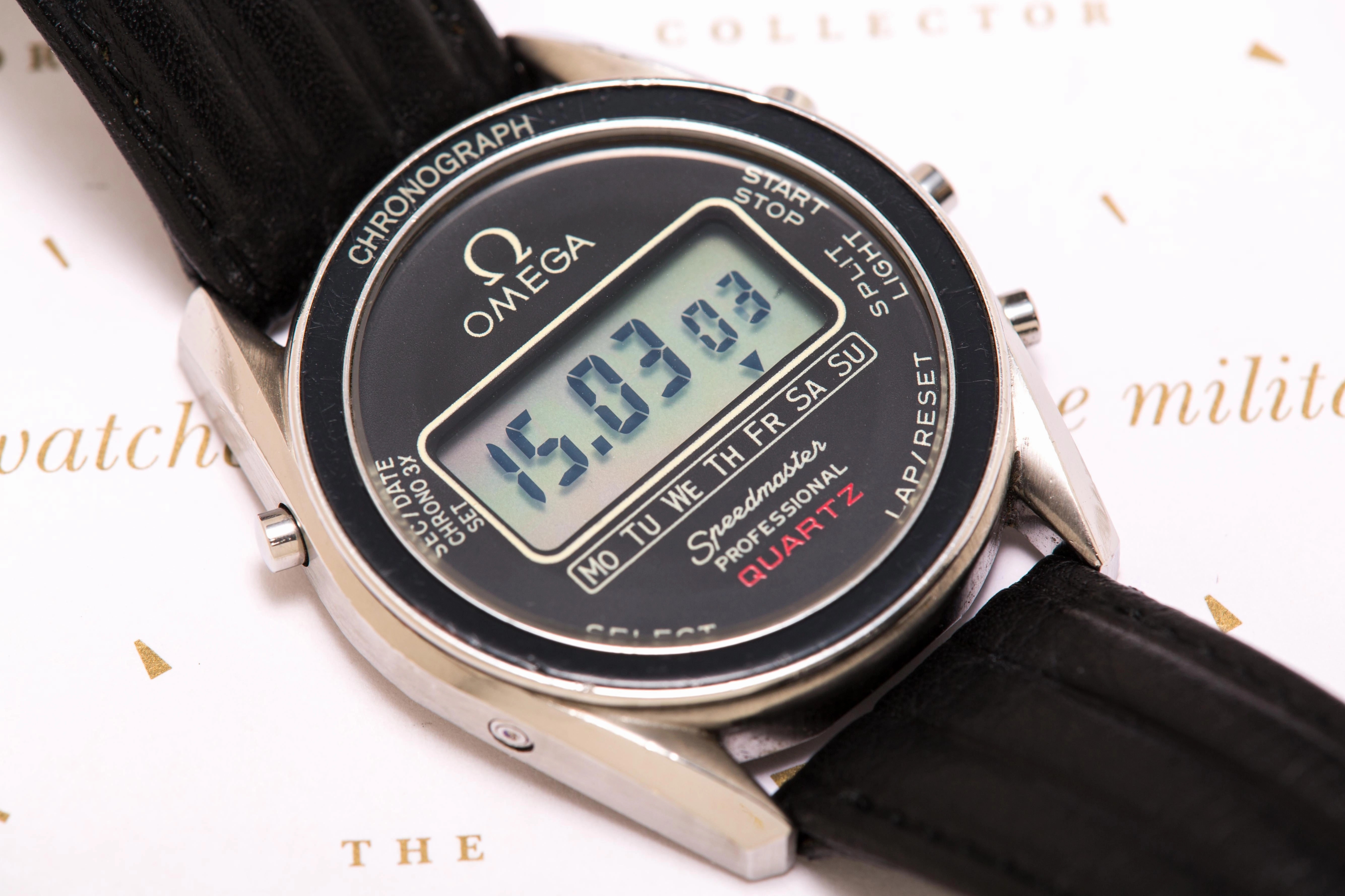 Omega Speedmaster Moonwatch LCD chronograph SOLD