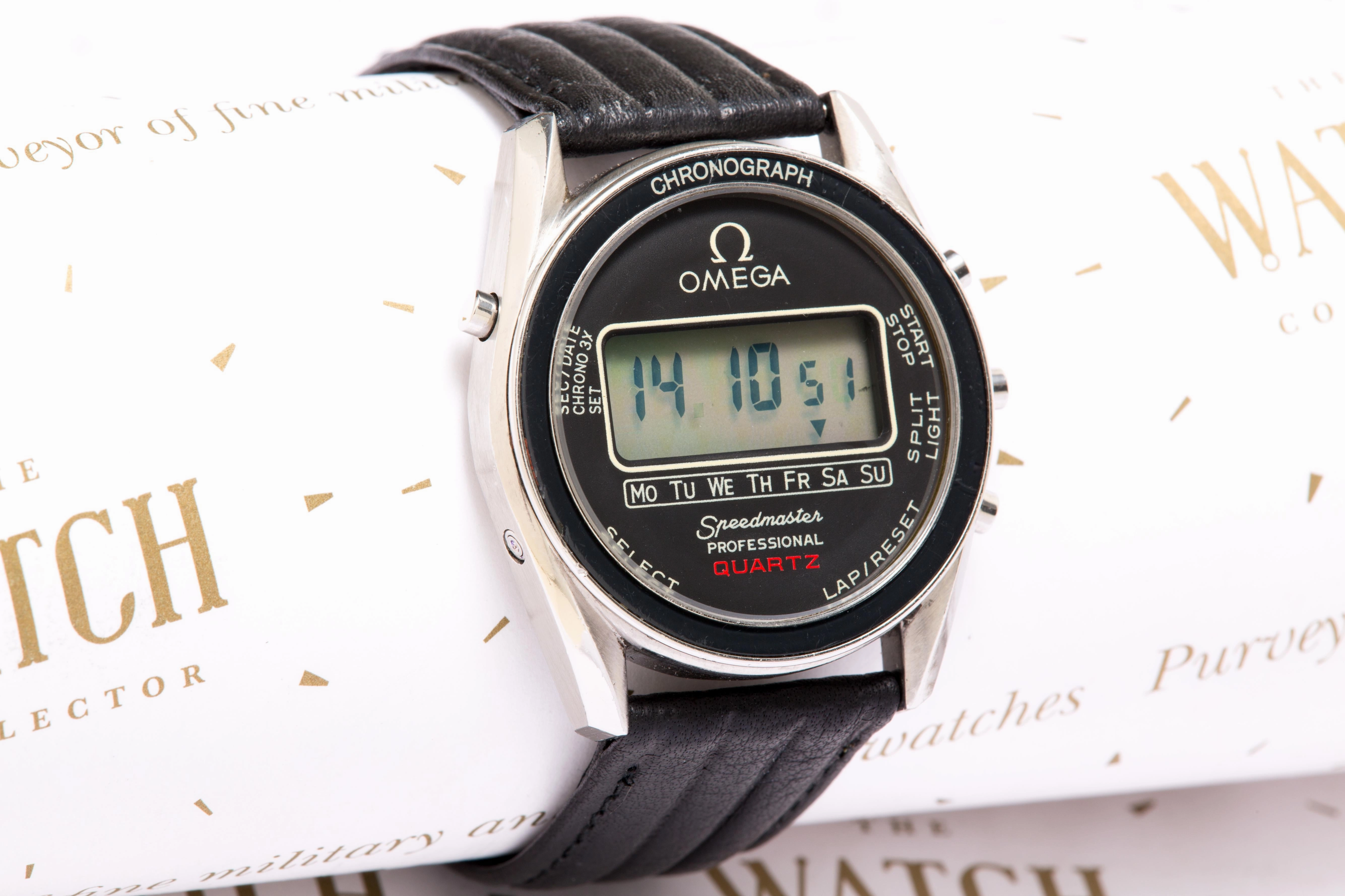 Omega Speedmaster Moonwatch LCD chronograph SOLD