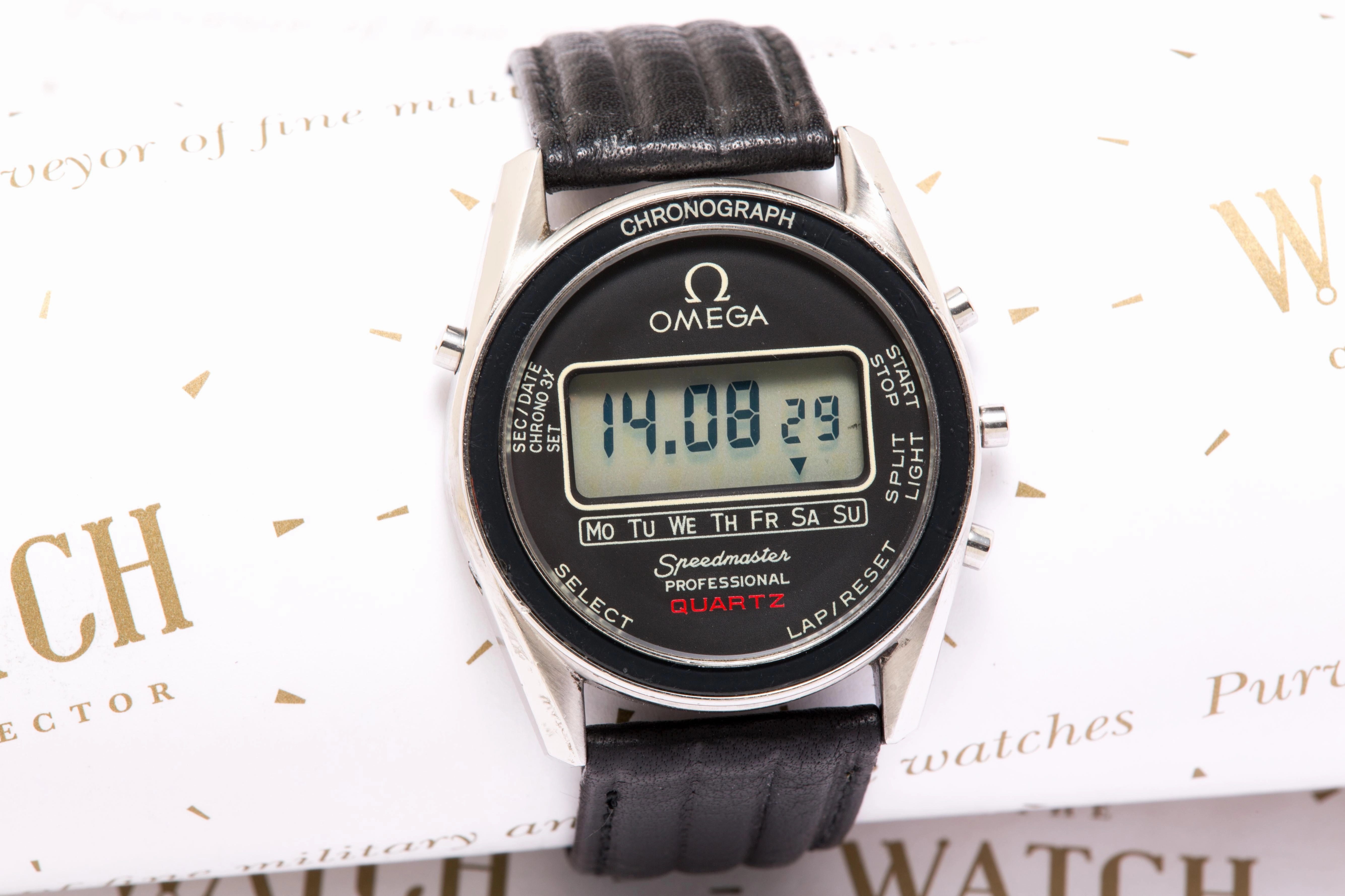 Omega Speedmaster Moonwatch LCD chronograph SOLD