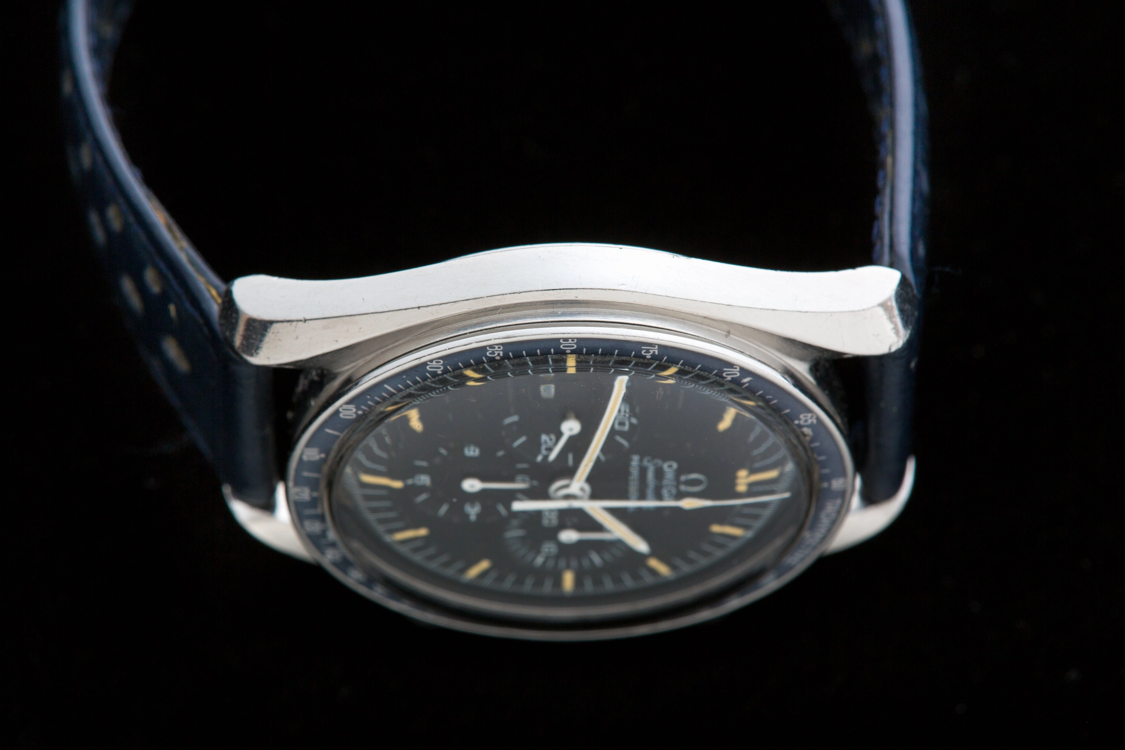 Omega Speedmaster professional, Rare Faded Blue "220"Bezel