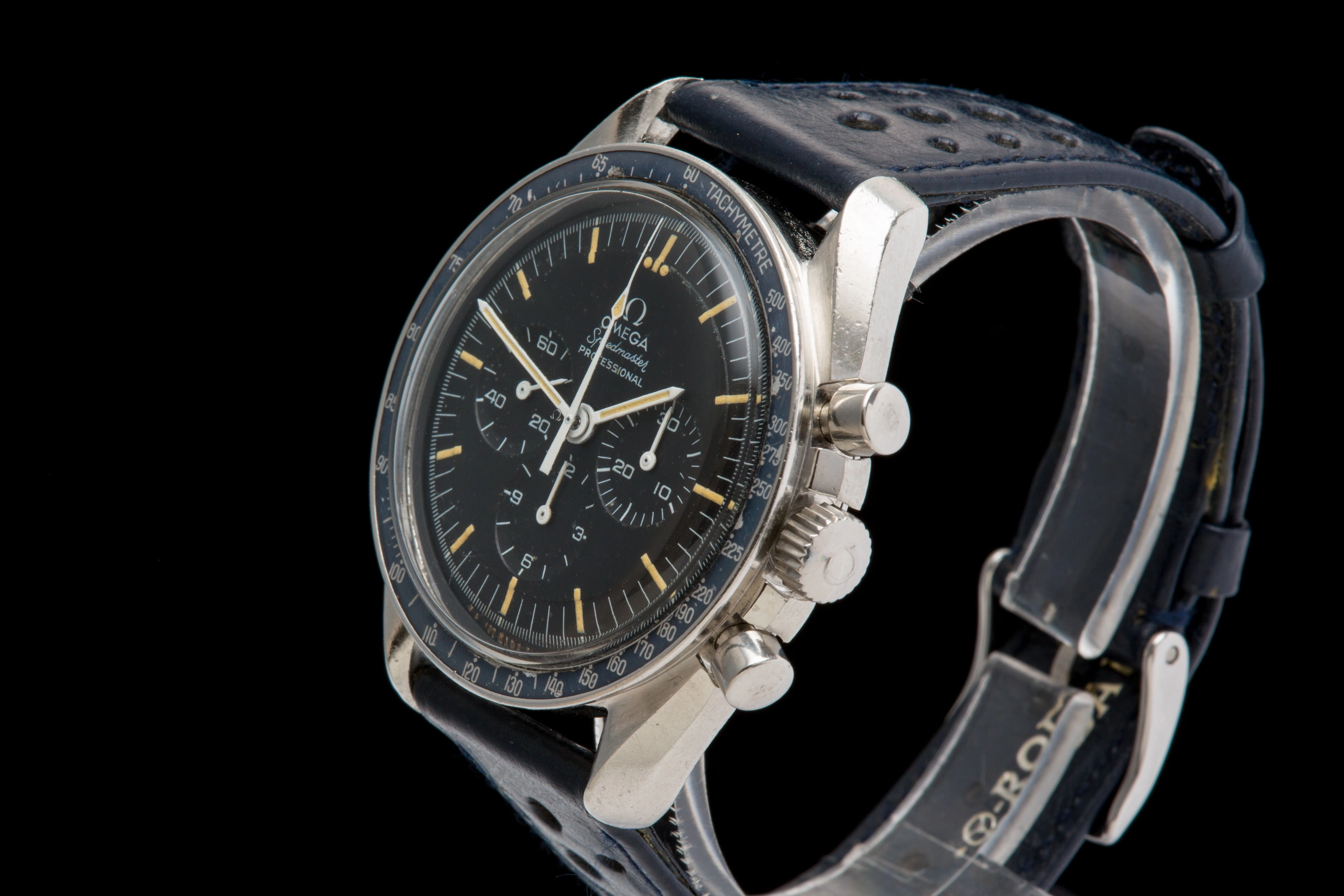 Omega Speedmaster professional, Rare Faded Blue "220"Bezel