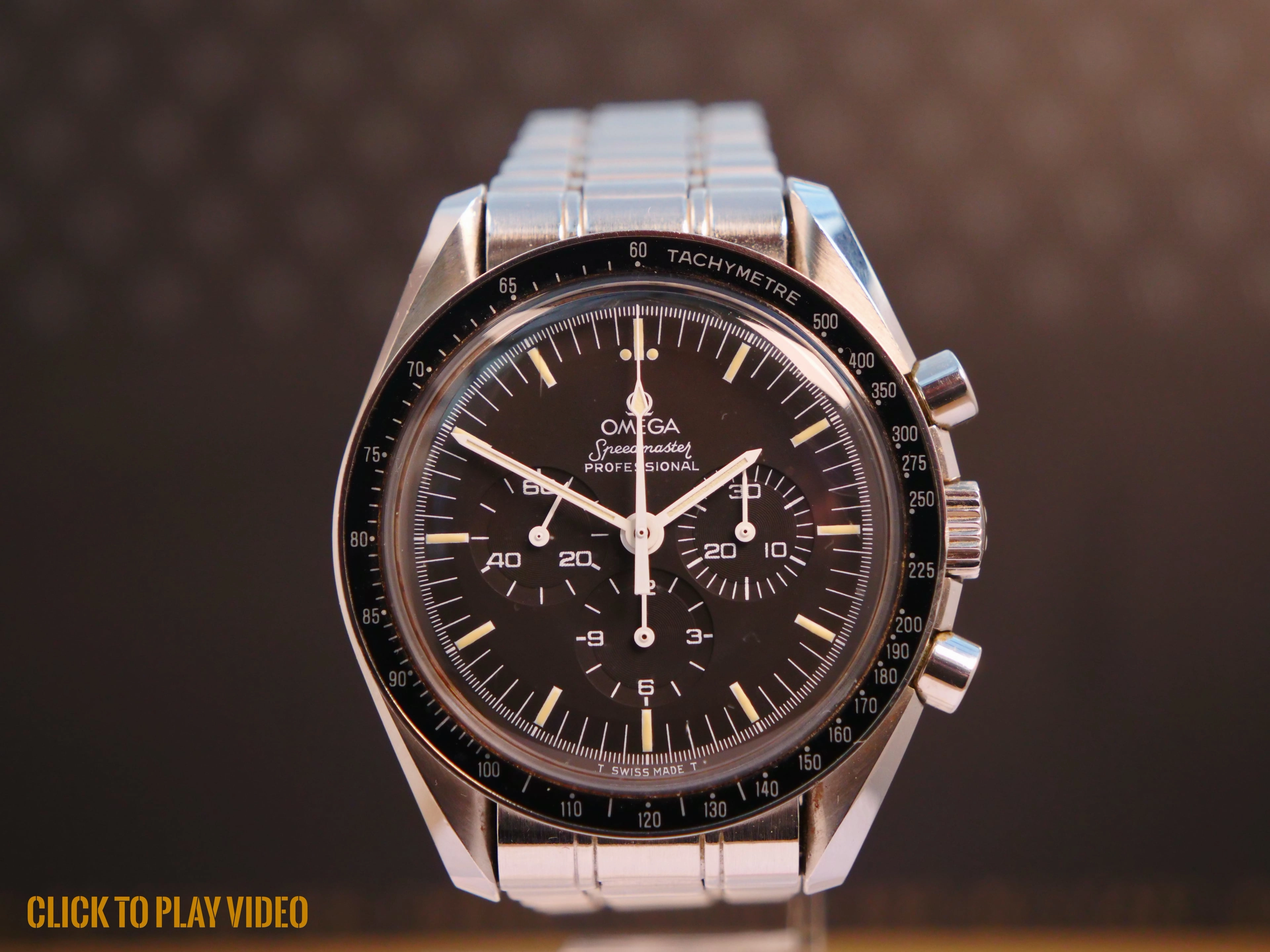 Omega Speedmaster Professional tritium dial
