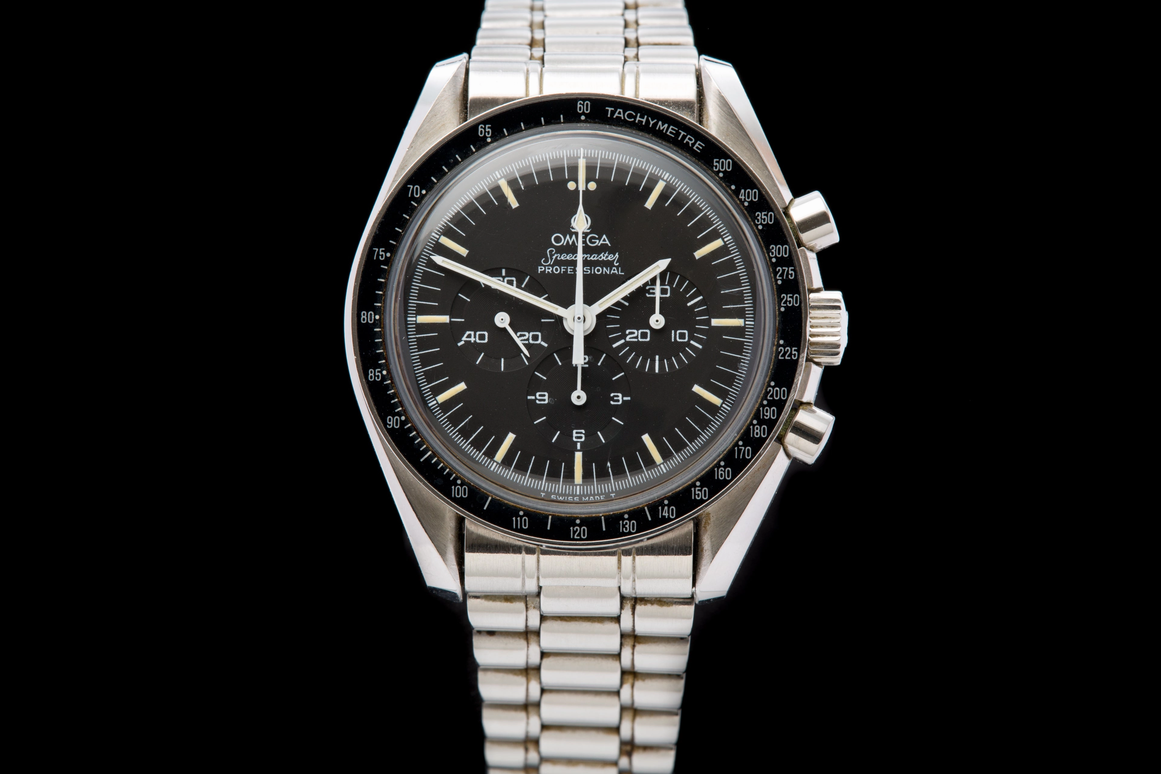 Omega Speedmaster Professional tritium dial
