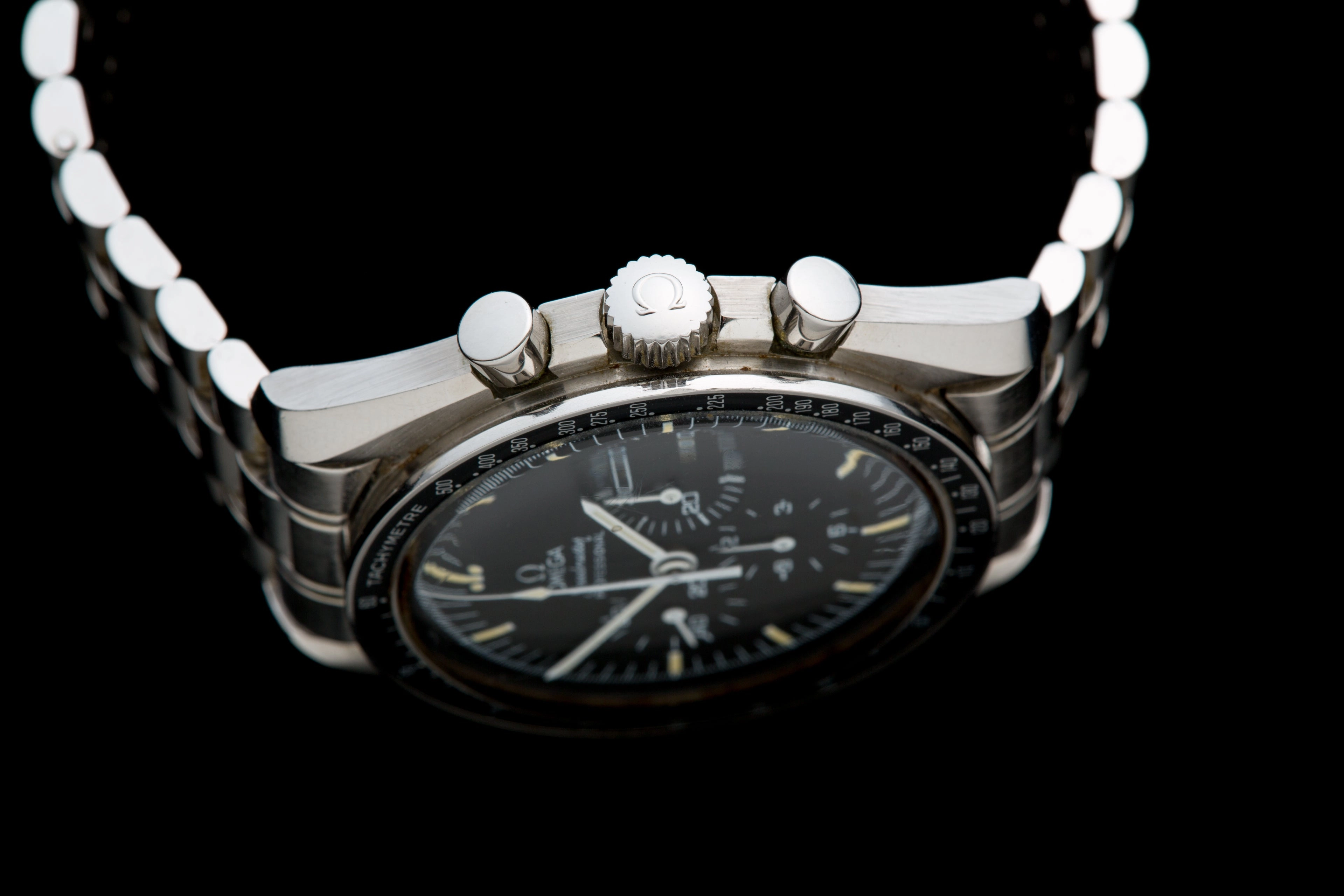 Omega Speedmaster Professional tritium dial