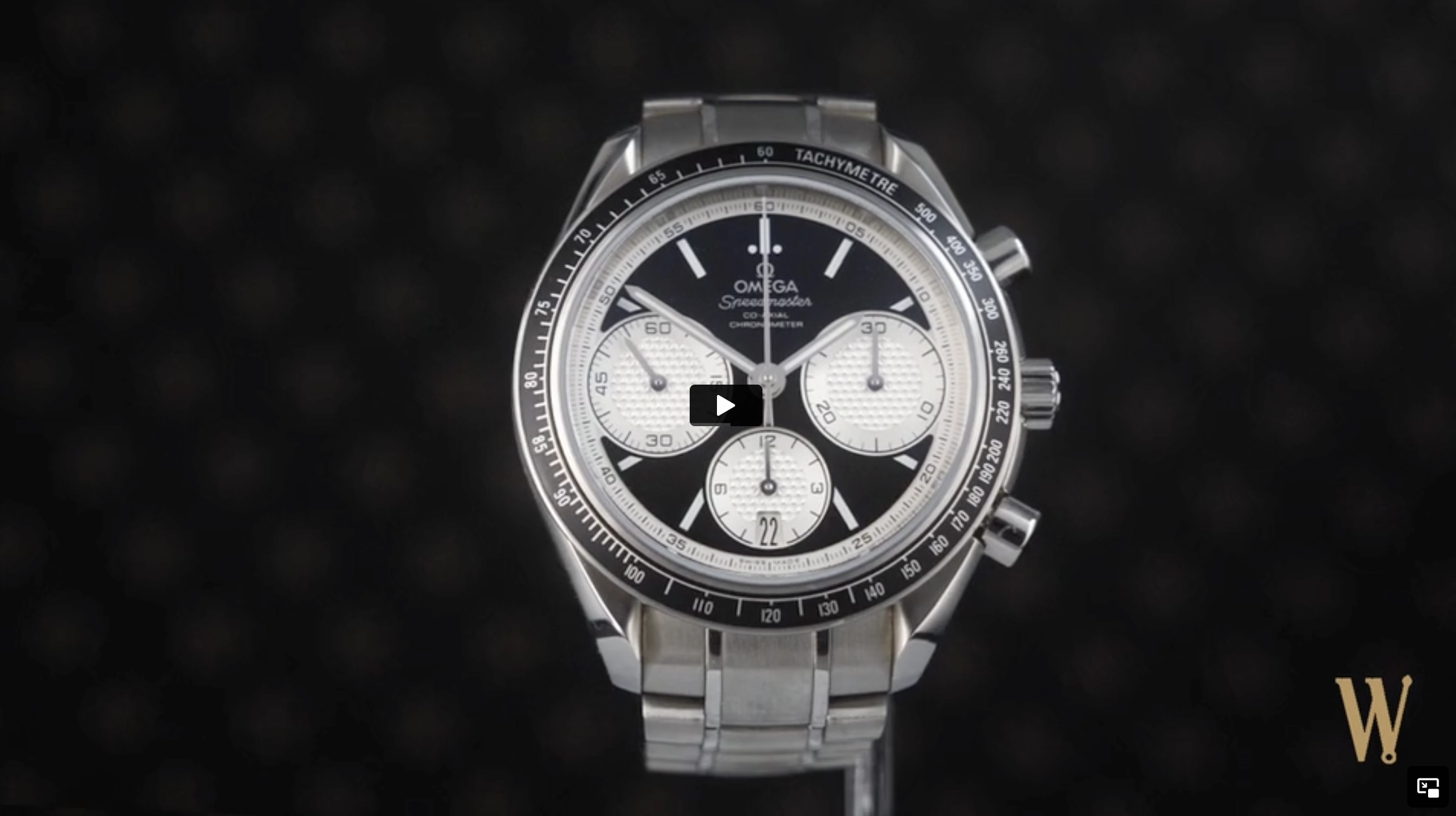 Omega Speedmaster Racing Reverse Panda Dial