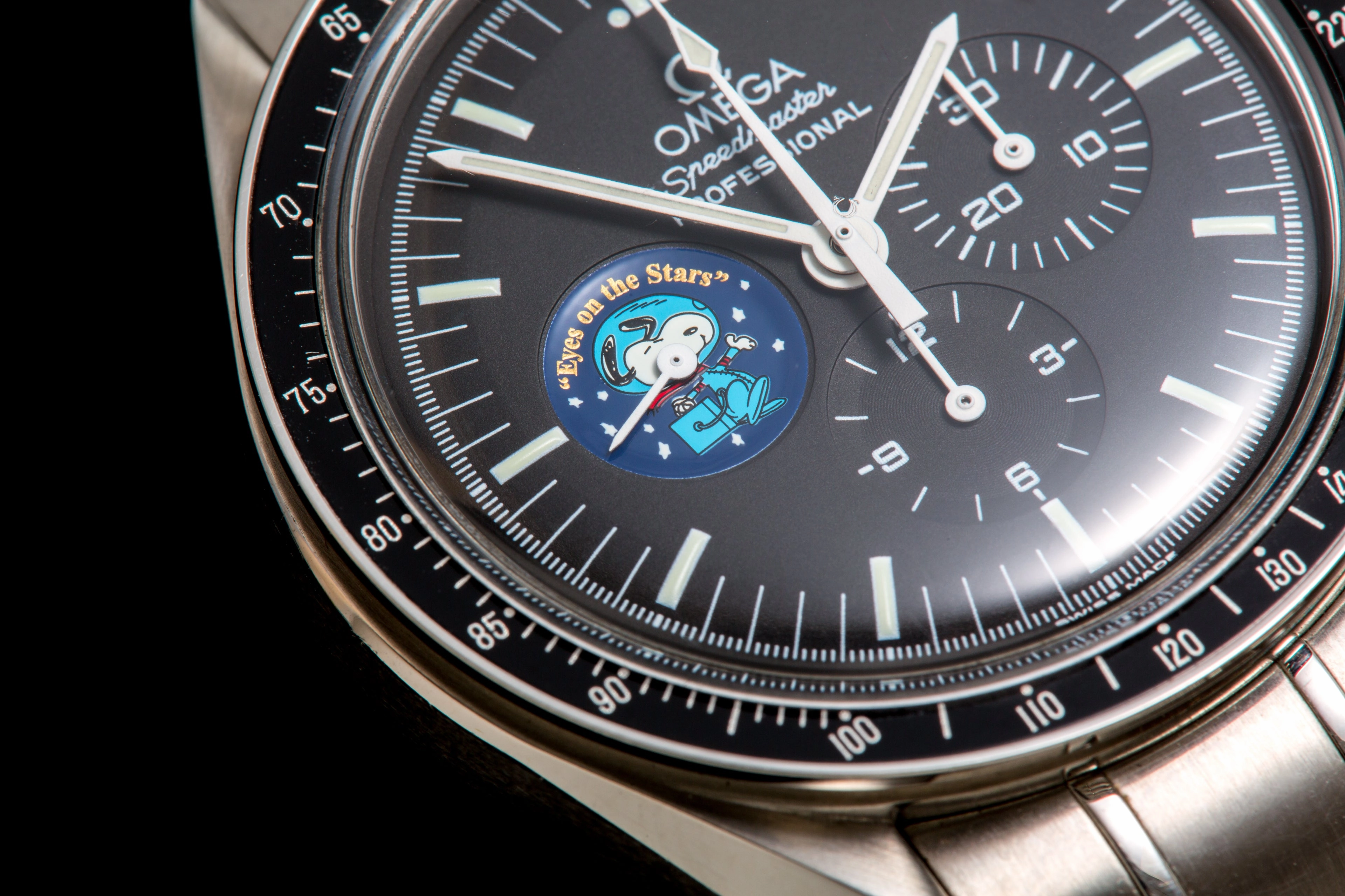 Omega Speedmaster Snoopy Eyes on the stars