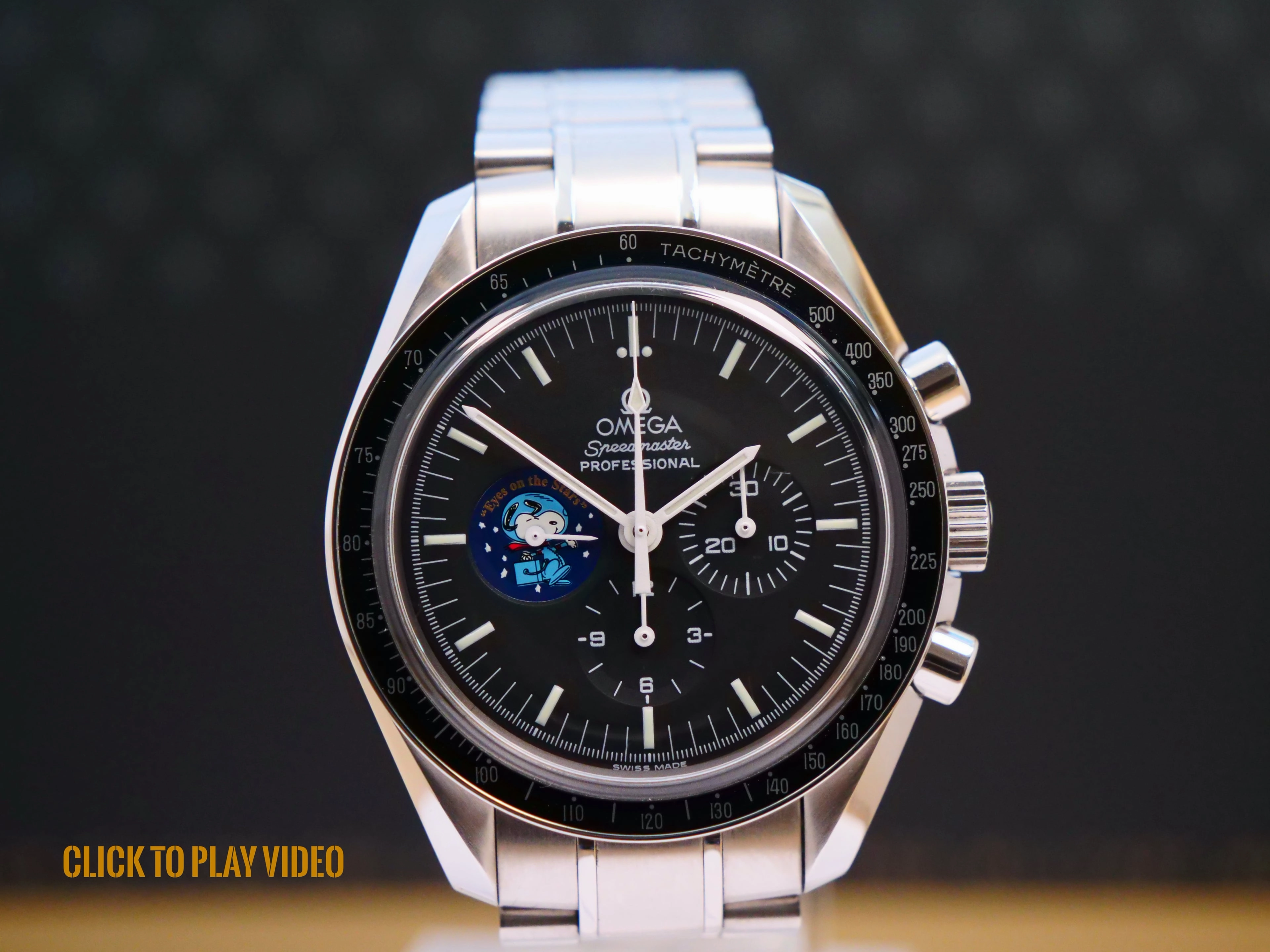 Omega Speedmaster Snoopy Eyes on the stars