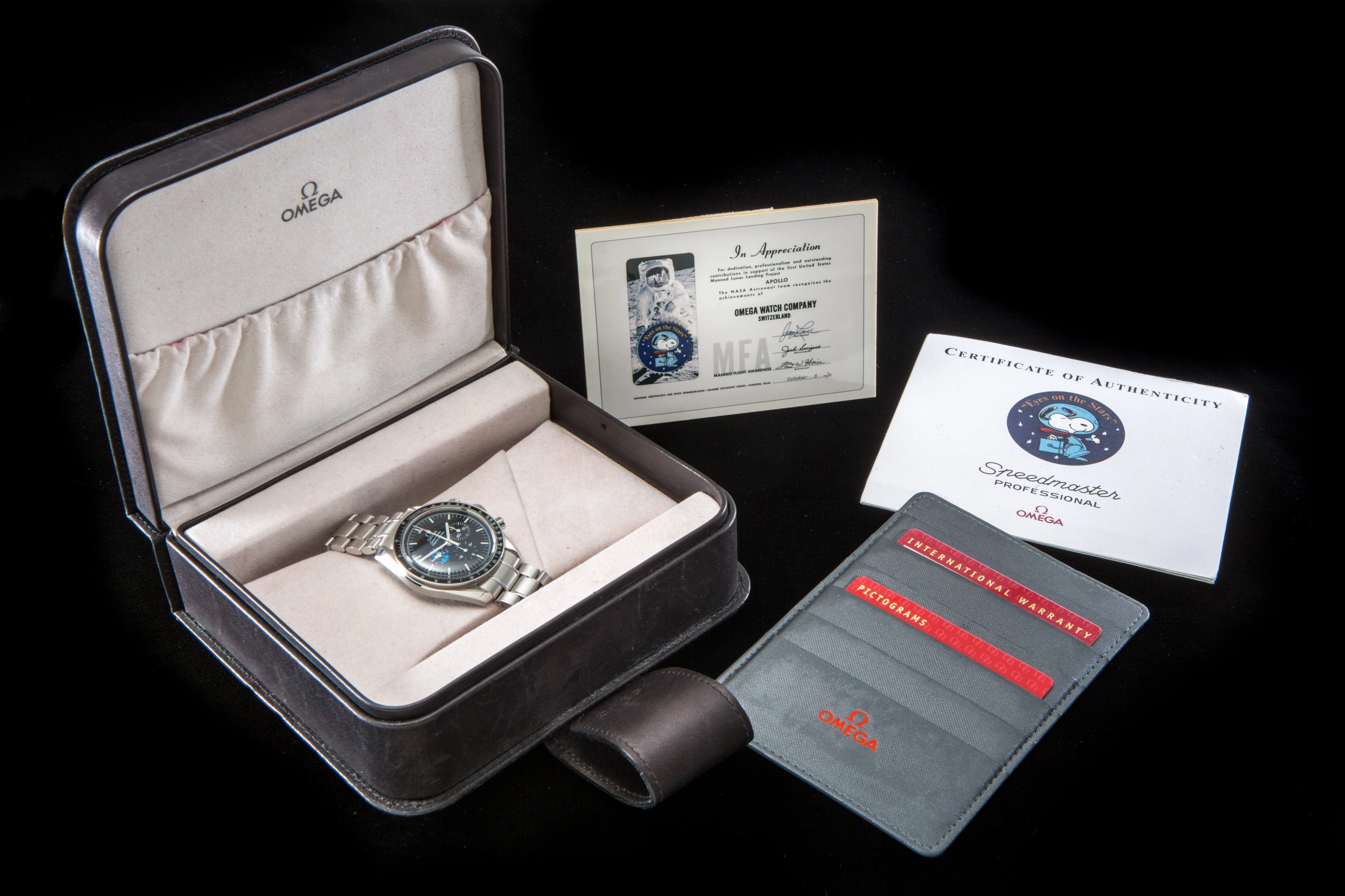 Omega Speedmaster Snoopy Eyes on the stars