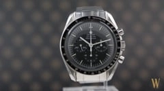 Omega Speedmaster Straight Writing with Box and Papers.