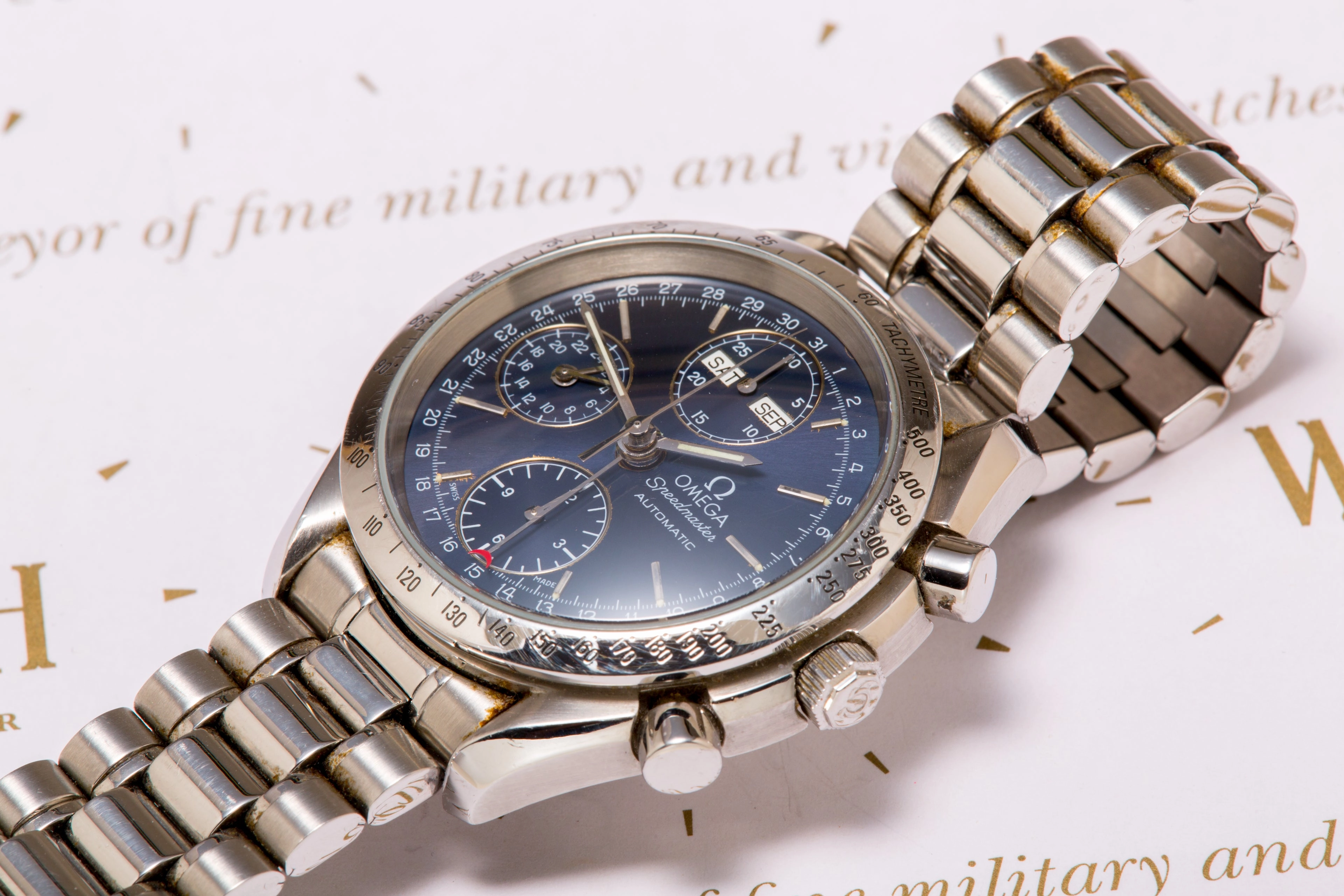 Omega speedmaster triple date auto SOLD