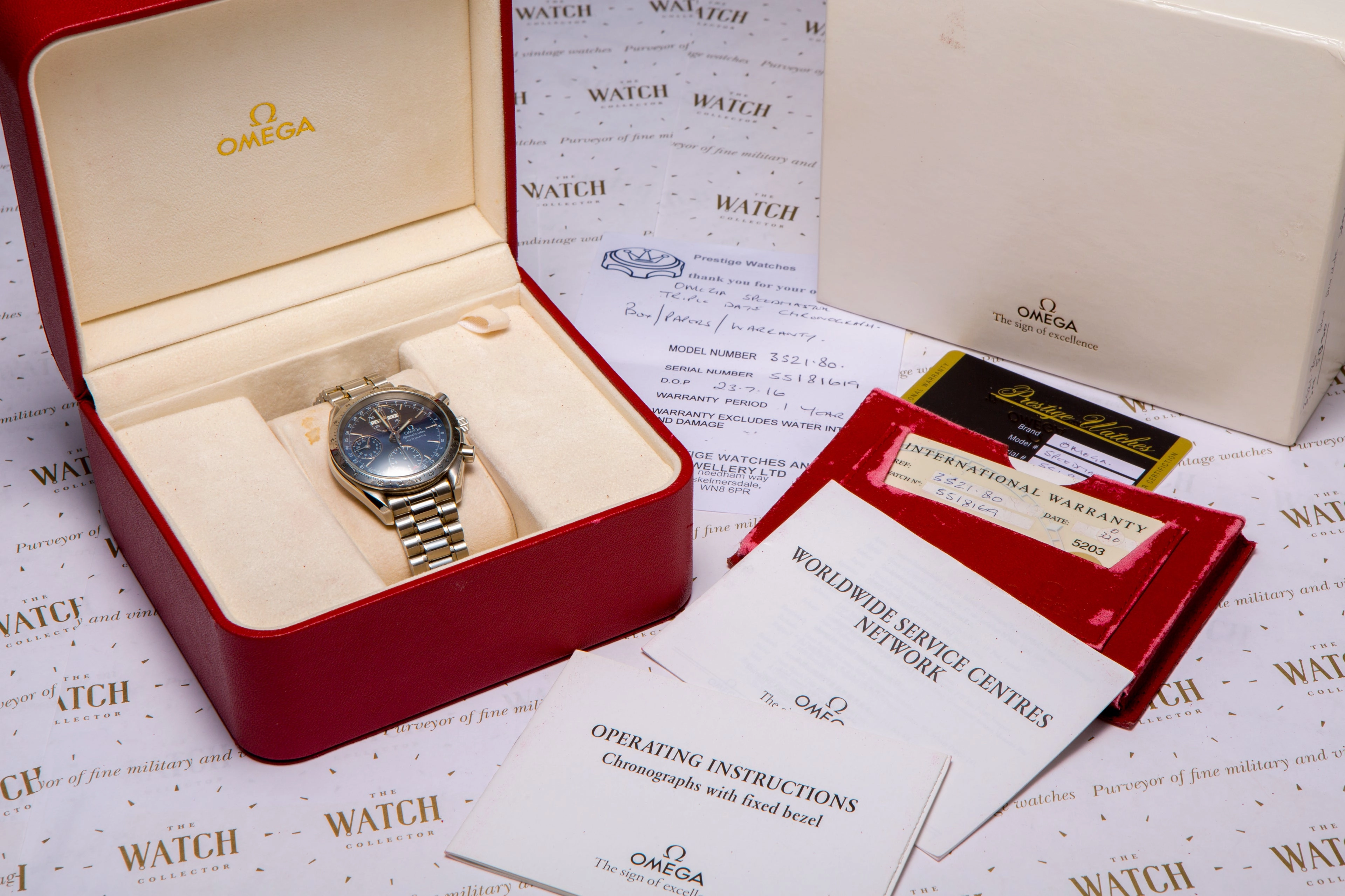 Omega speedmaster triple date auto SOLD