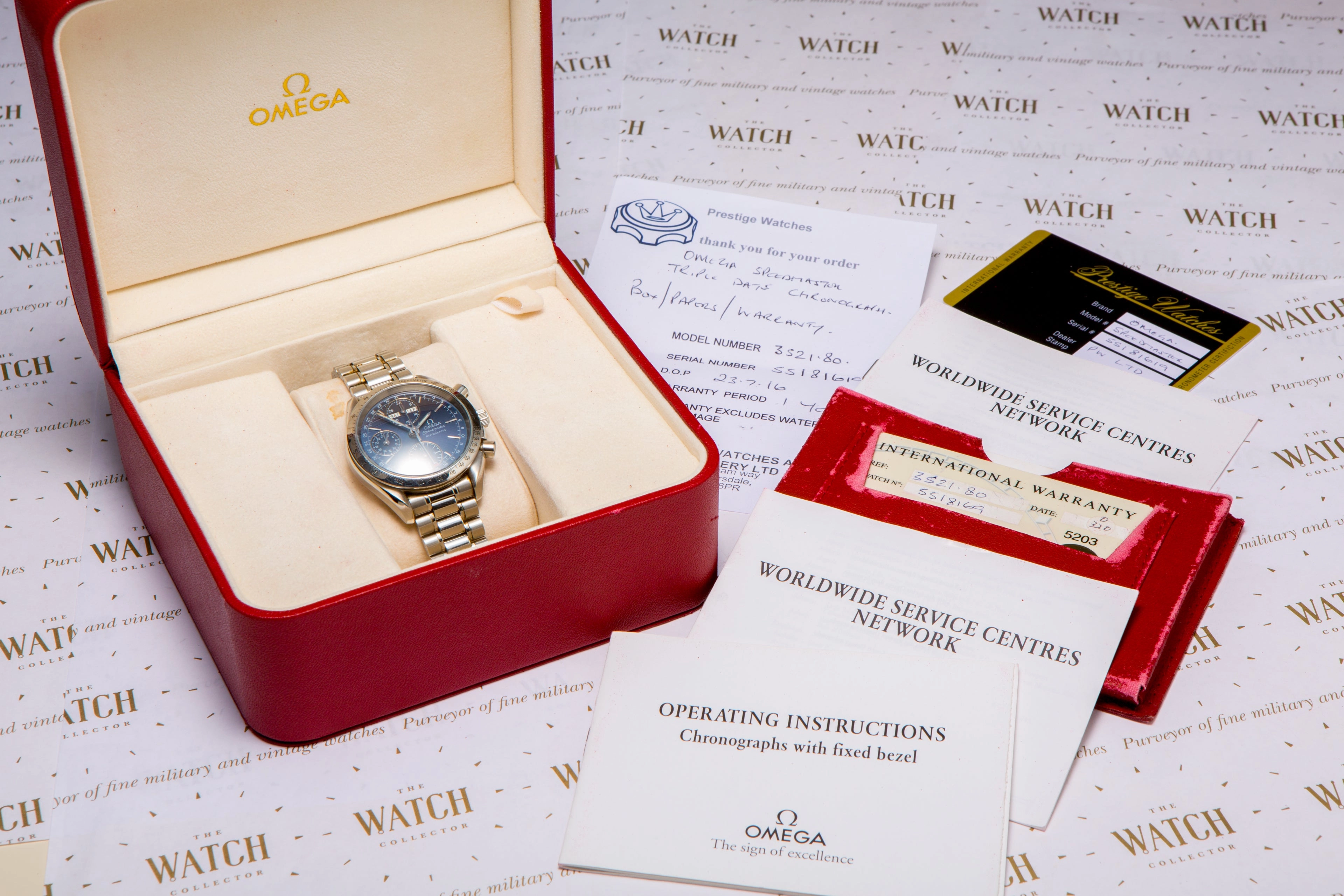 Omega speedmaster triple date auto SOLD
