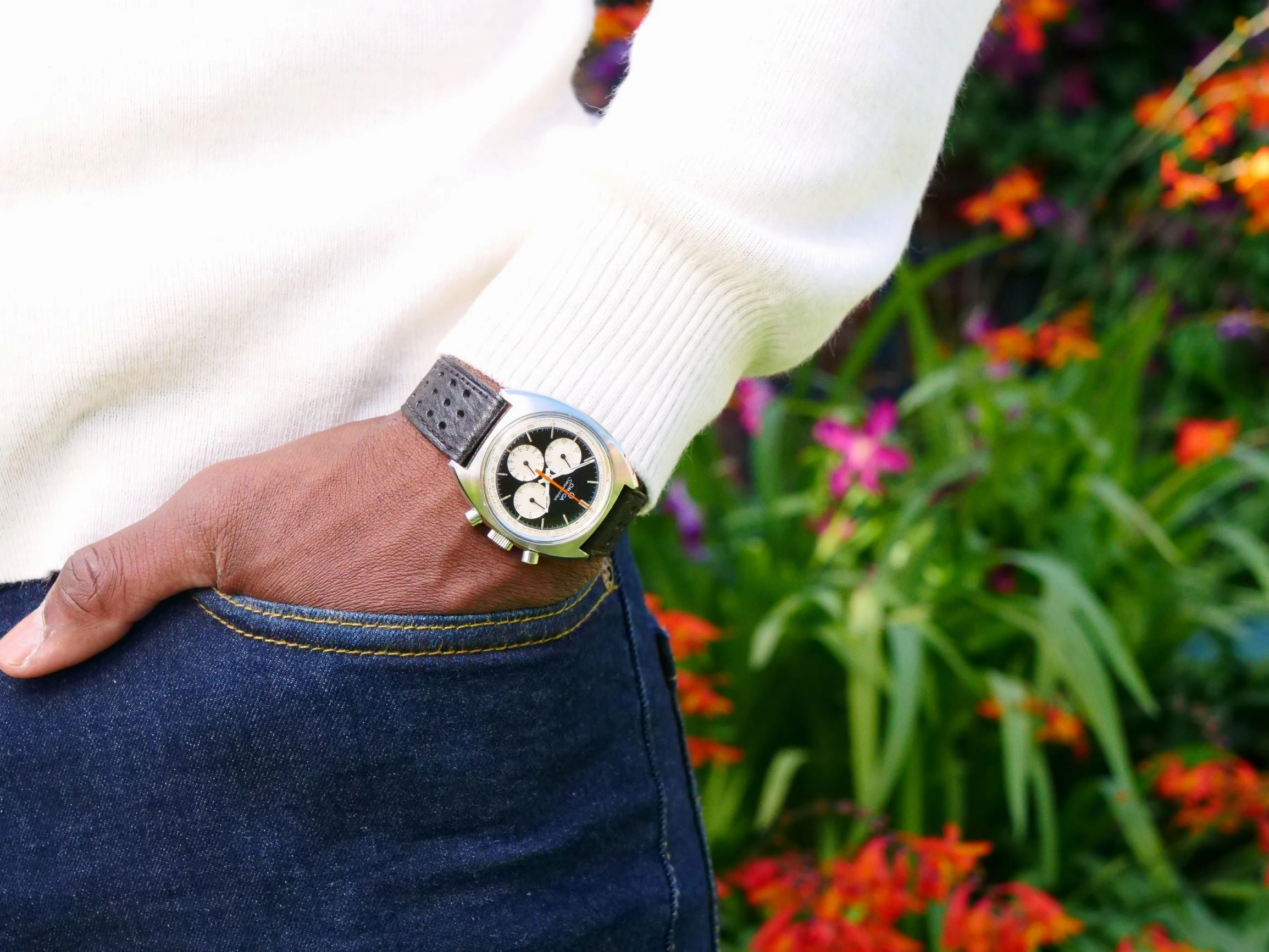 Omegas Seamaster cal 321 chronograph