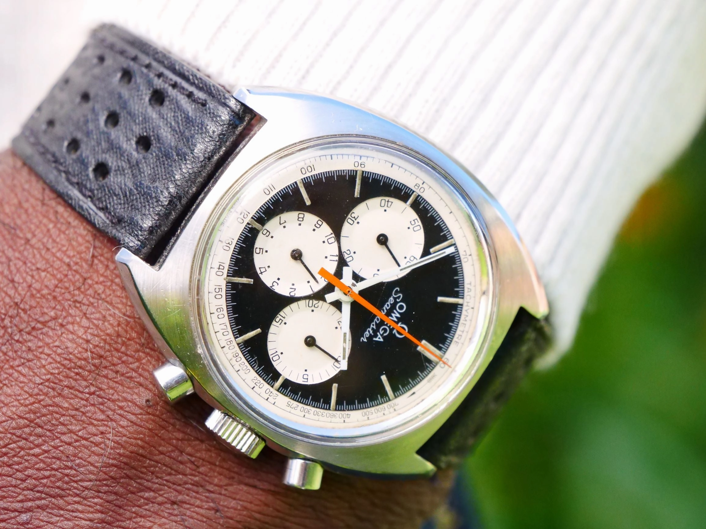 Omegas Seamaster cal 321 chronograph