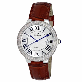 Oniss Women's Glam  White Dial Watch