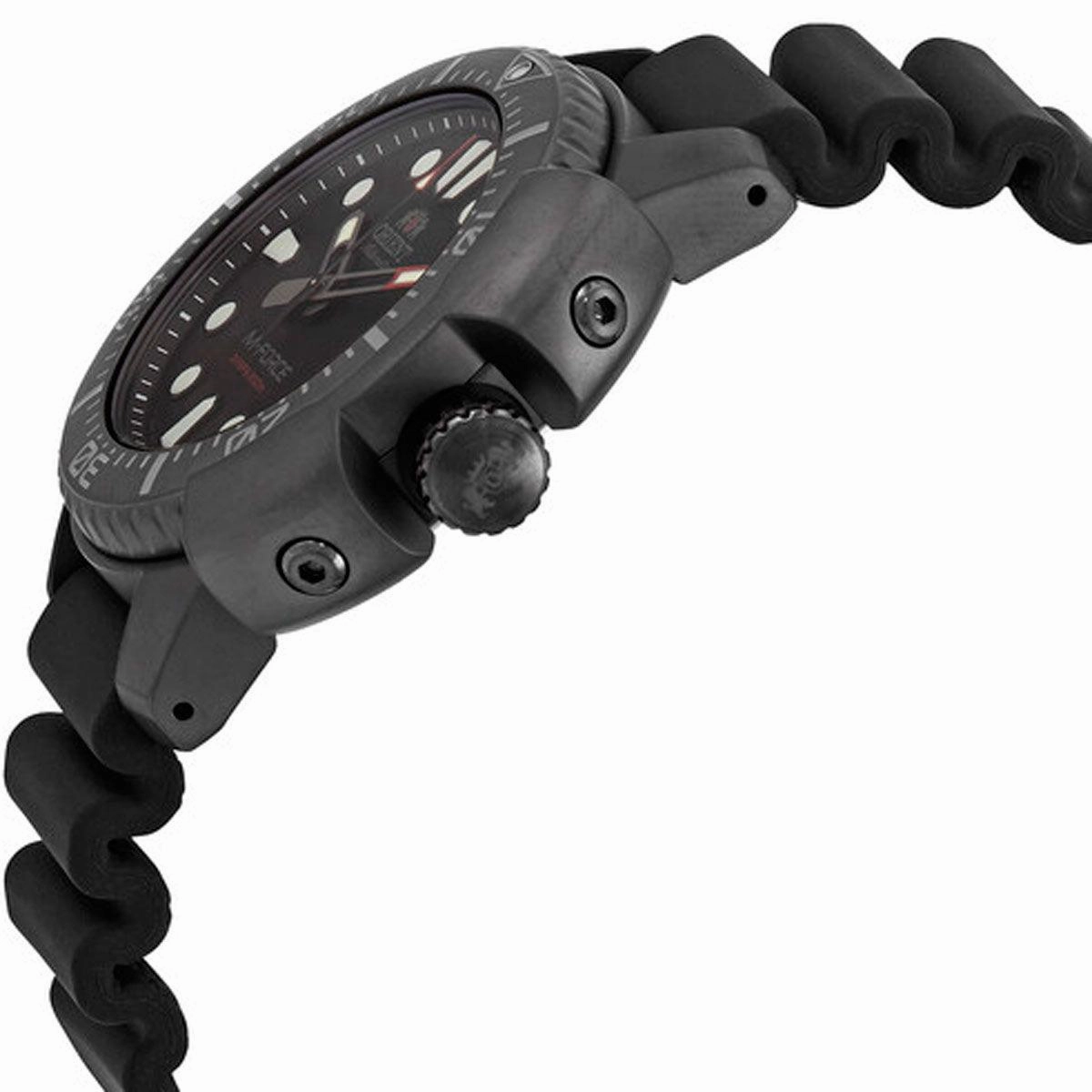 Orient Men's Automatic Watch - M-Force Dive Black Dial Rubber Strap | RA-AC0L03B00B