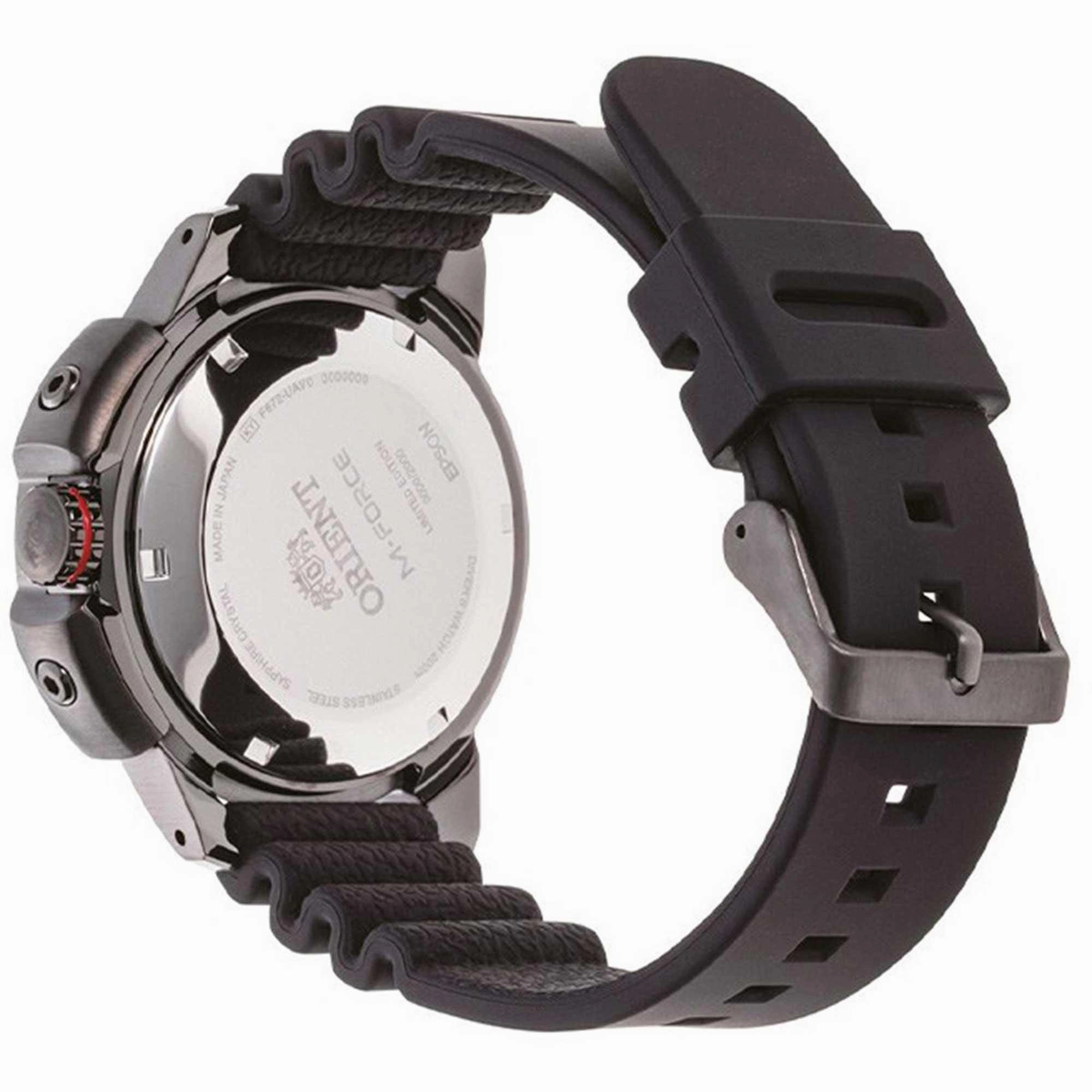Orient Men's Automatic Watch - M-Force Red and Black Dial Grey Case | RA-AC0L09R00B