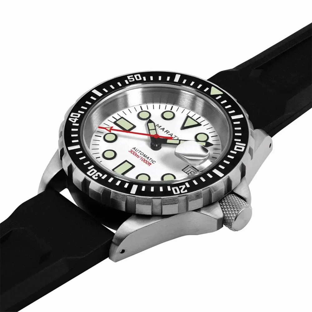 OSAR-D Arctic Edition Type I Diver's Automatic 41mm - White on Rubber Strap