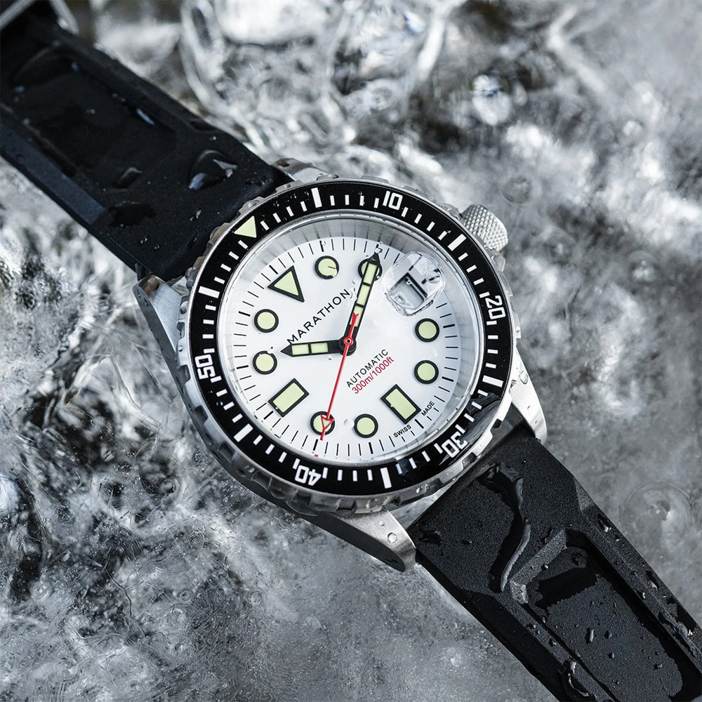 OSAR-D Arctic Edition Type I Diver's Automatic 41mm - White on Rubber Strap