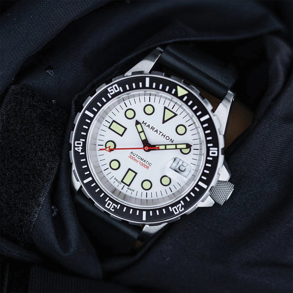 OSAR-D Arctic Edition Type I Diver's Automatic 41mm - White on Rubber Strap