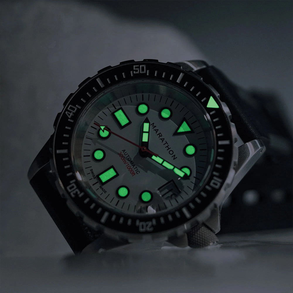OSAR-D Arctic Edition Type I Diver's Automatic 41mm - White on Rubber Strap
