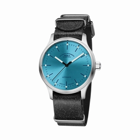 Panova Blue 40mm - Two-Piece Leather Strap