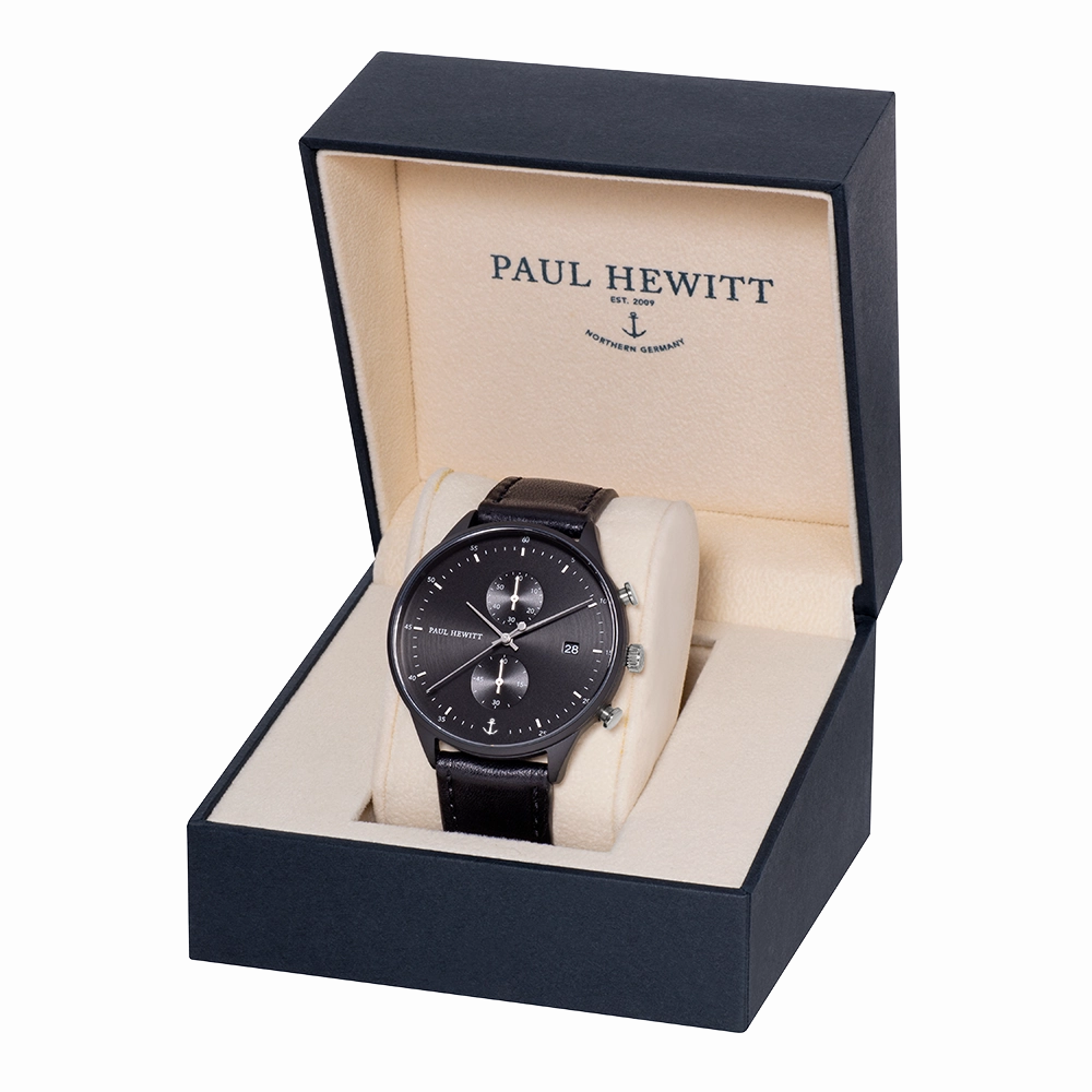 Paul Hewitt Chrono Black Sunray Watch