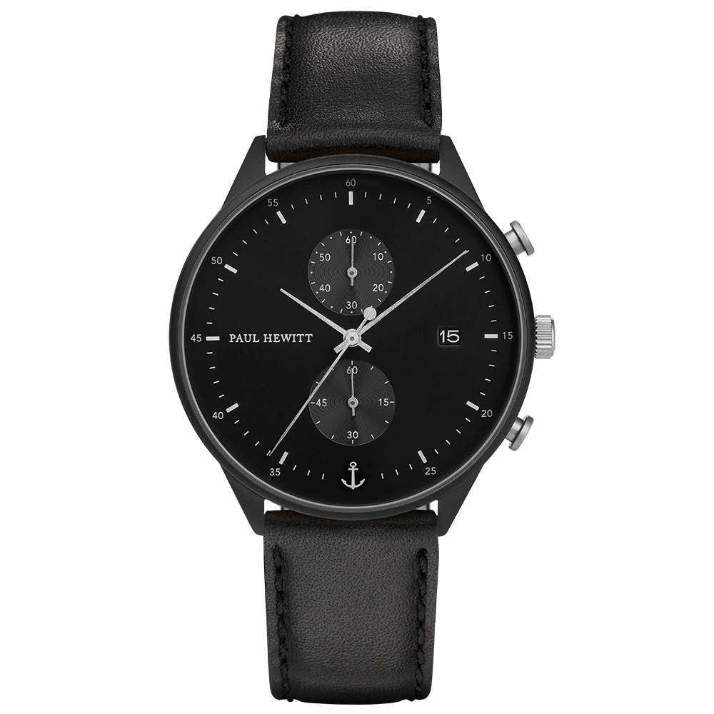 Paul Hewitt Chrono Black Sunray Watch