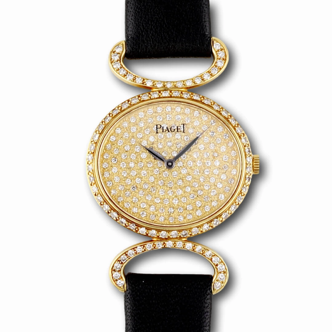 Piaget Classique Ref. 9802 18k Gold Diamond Ladies Watch
