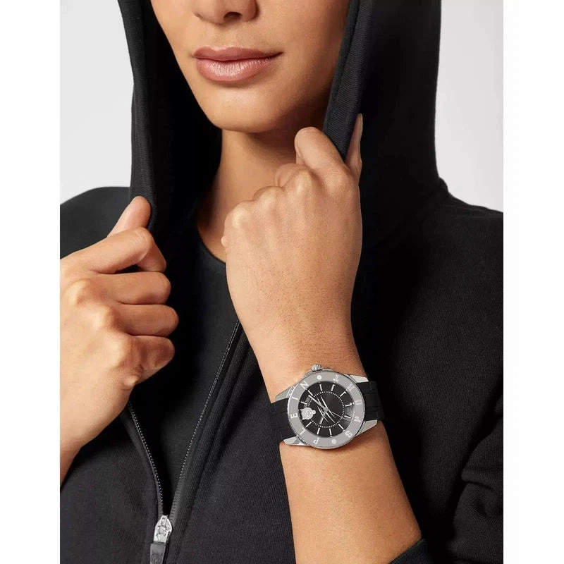 Plein Sport Glam Black Analog Watch 40mm
