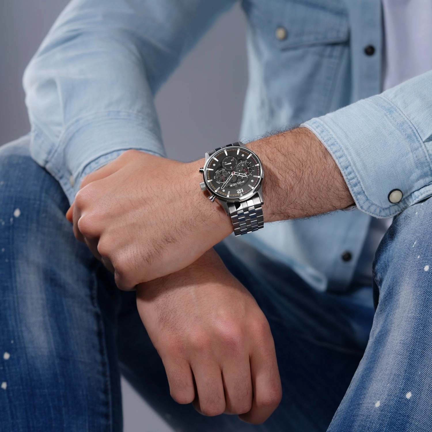 Police Driver II Men's Watch