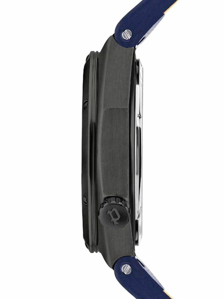 Police Gobustan Blue Leather Watch PL.16010JSU/03