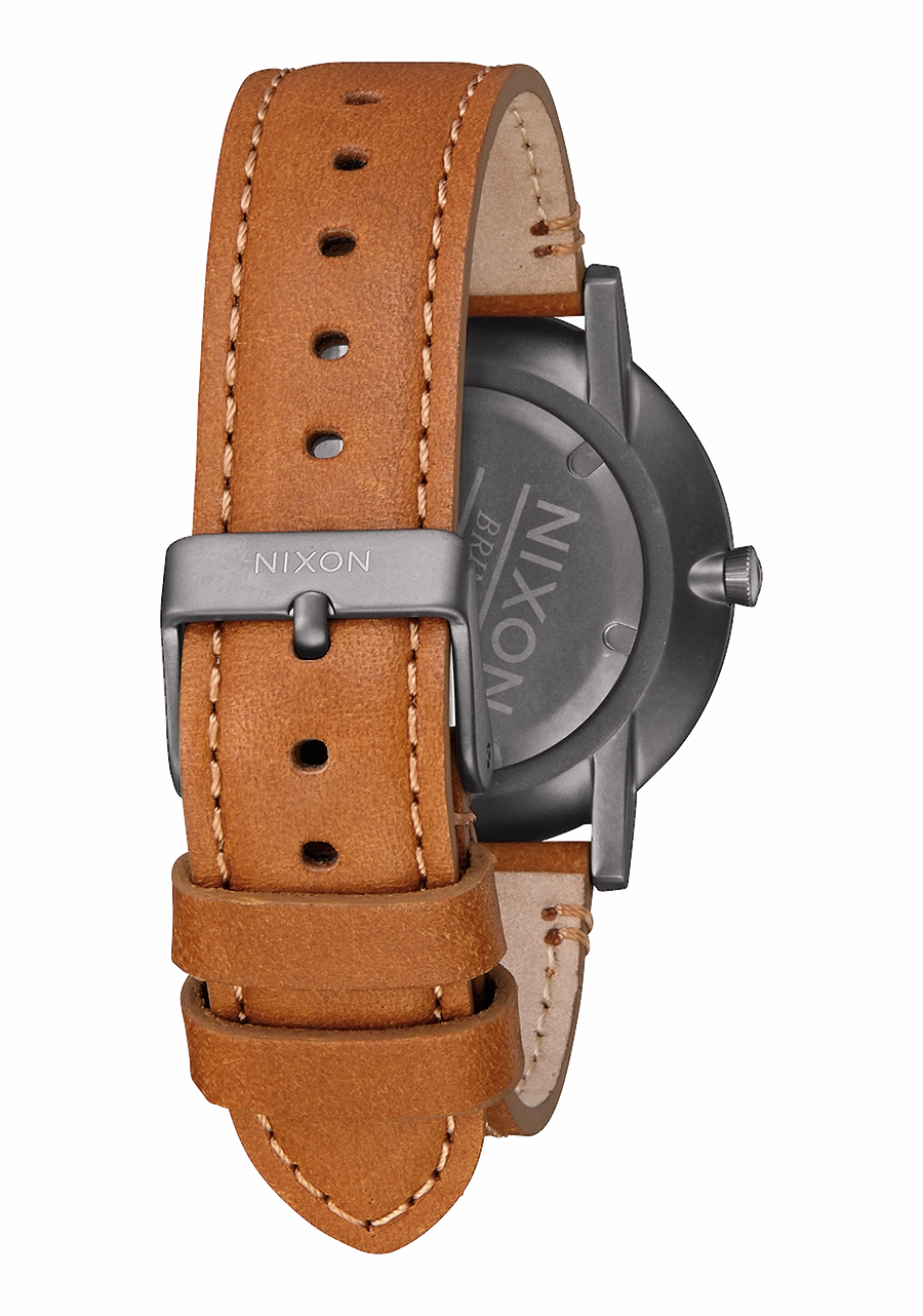 Porter Leather - Gunmetal / Charcoal / Taupe