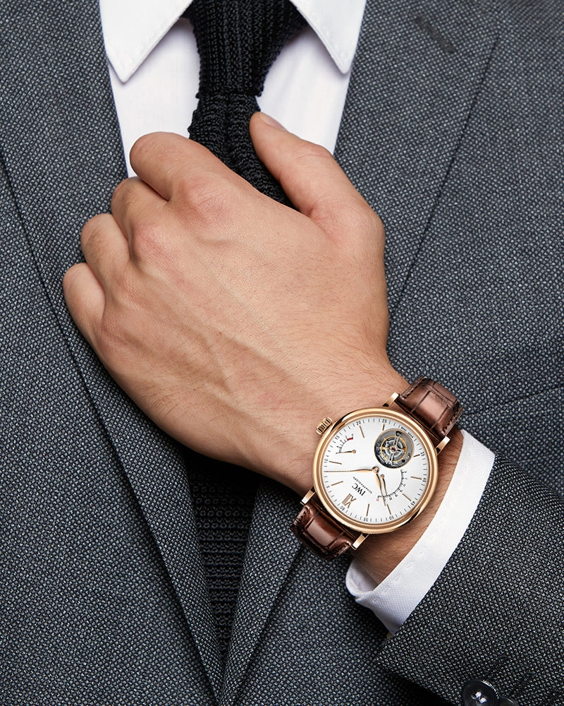 PORTOFINO HAND WOUND TOURBILLON RETROGRADE