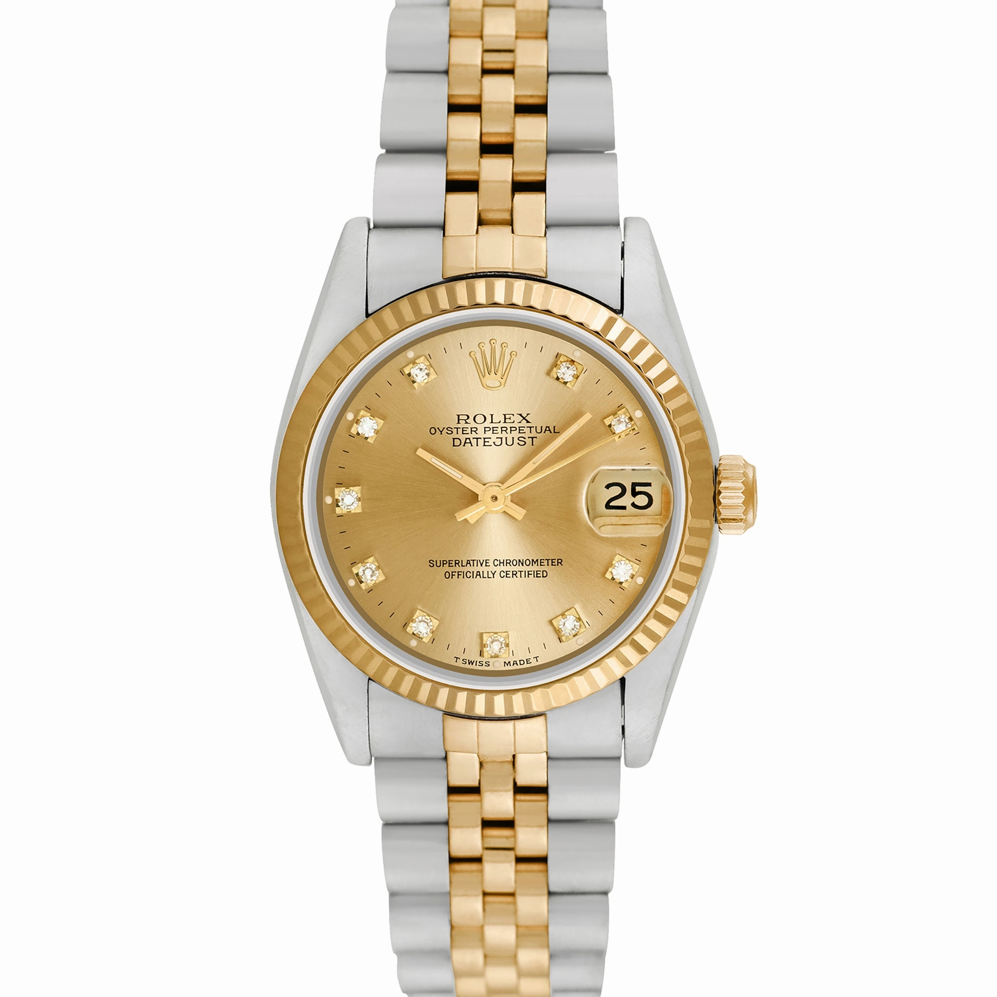 Pre-owned Rolex Midsize Datejust
