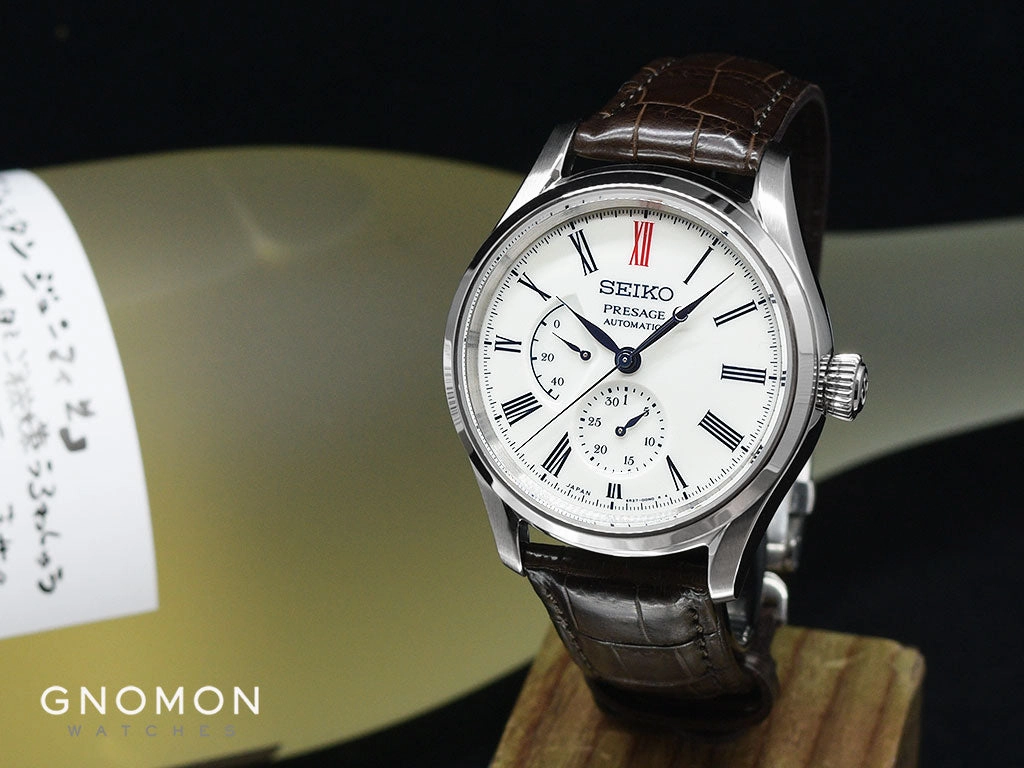 Presage Arita Porcelain Dial Pwr Rsv Ref. SARW049