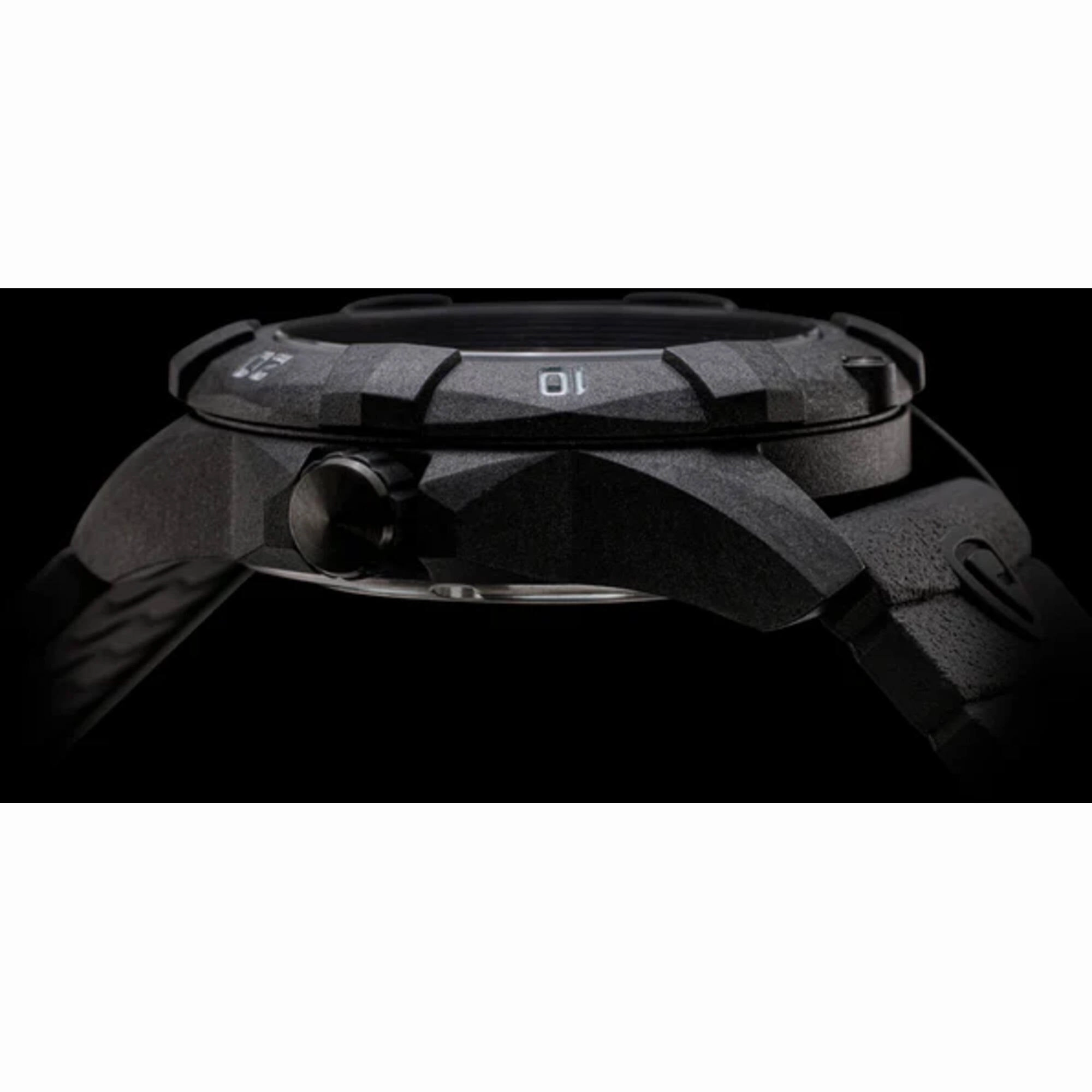 ProTek Men's Watch - USMC Series Quartz Black Dial Genuine Rubber Strap Dive | 1011
