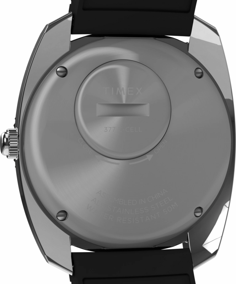 Q Timex Reissue 1971 Velocity Rubber Strap Watch TW2W22400
