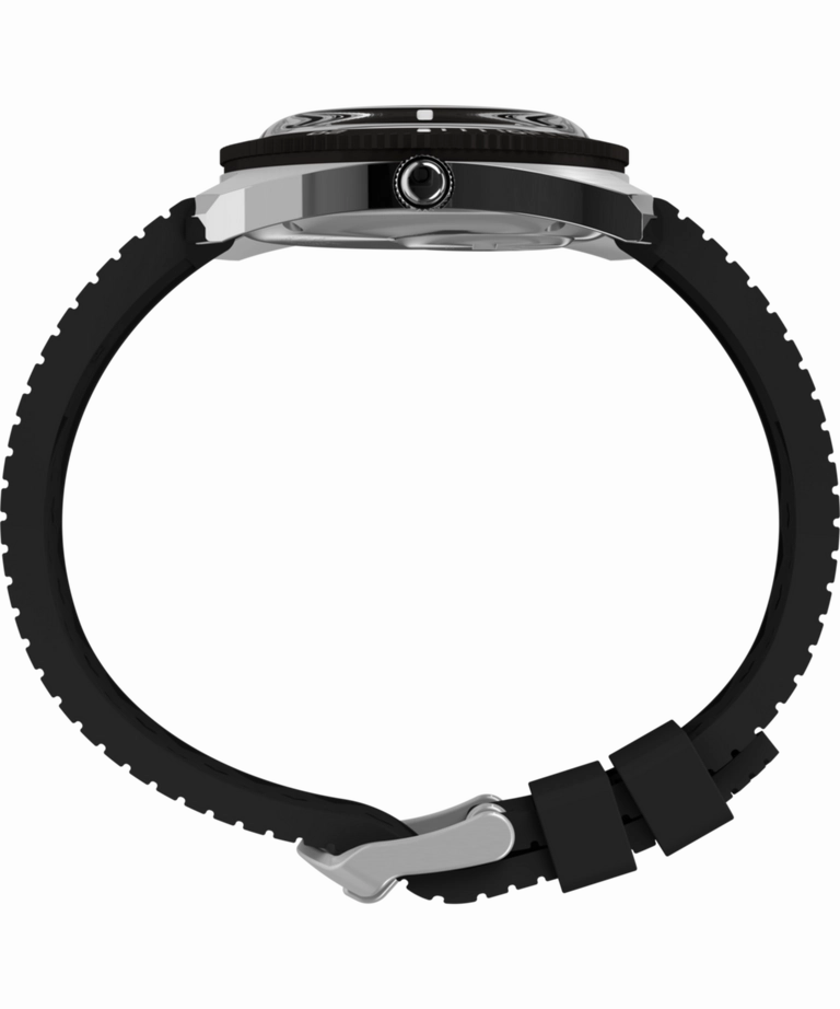 Q Timex Reissue 1971 Velocity Rubber Strap Watch TW2W22400