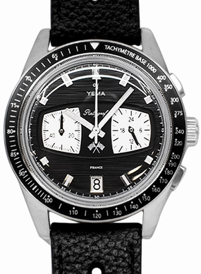 Rallygraf Meca-Quartz II Reverse Panda - Leather