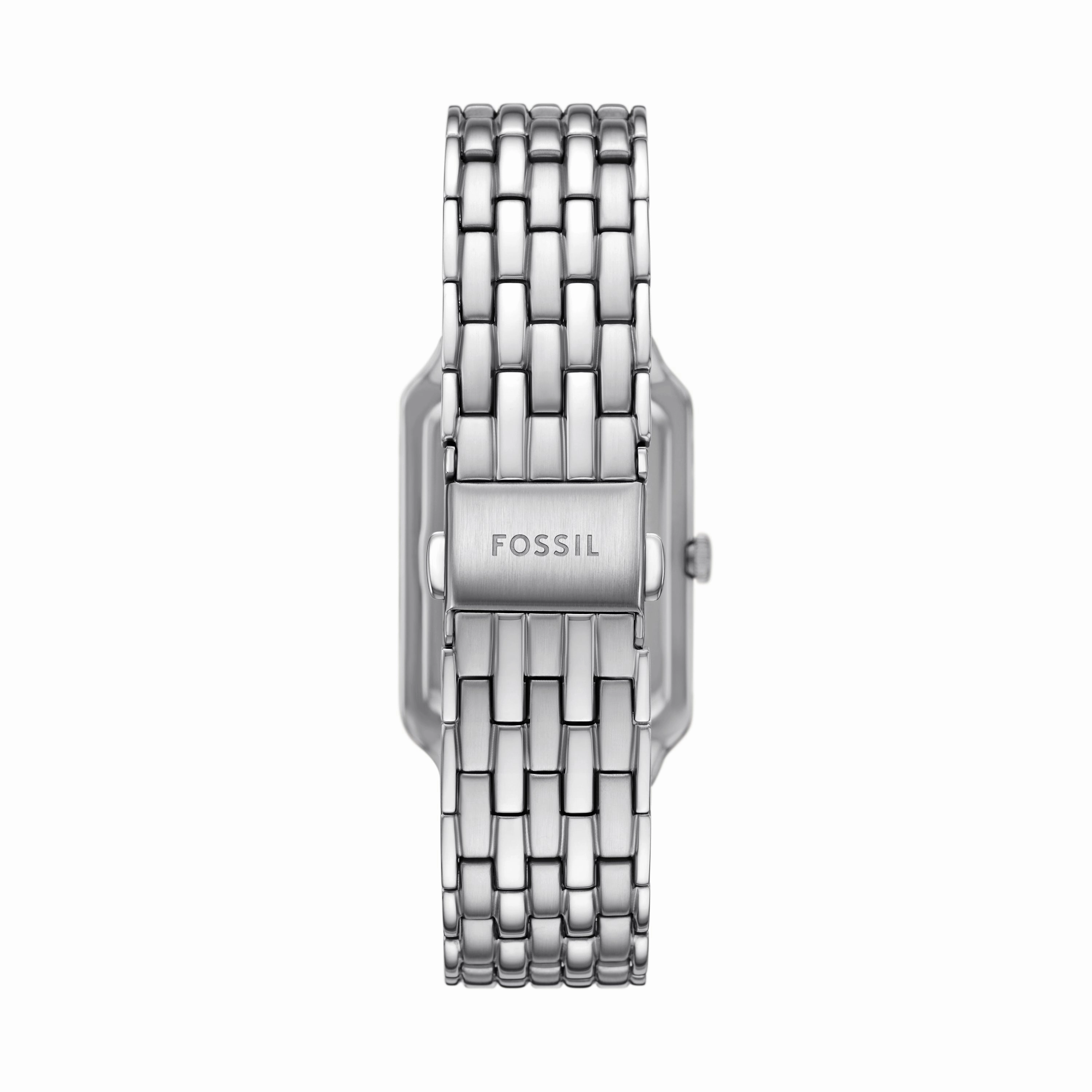 Raquel Three-Hand Date Stainless Steel Watch