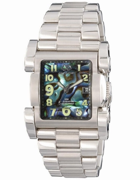 Reactor Womens Ion Watch - Stainless - Abalone Dial - 100m - Bracelet - Date