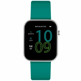 Reflex Active Series 12 Silver / Teal Silicone Smartwatch RA12-2151