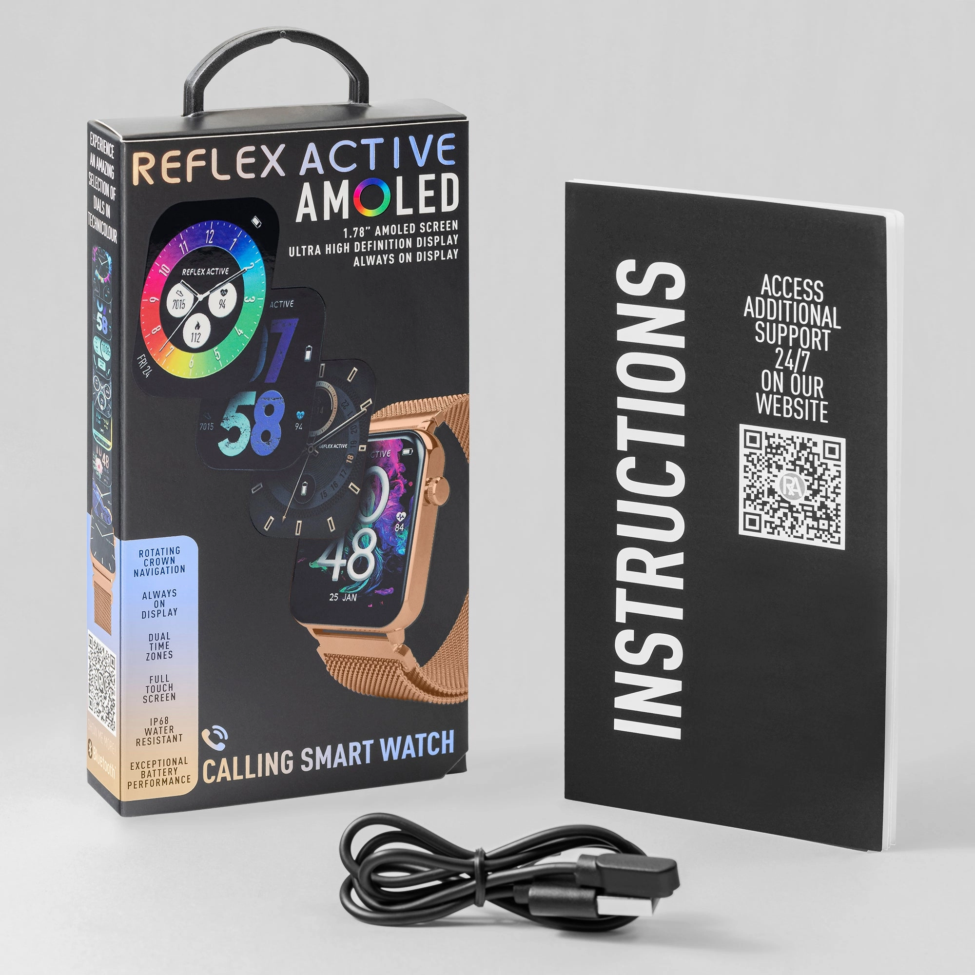 Reflex Active Series 30 Amoled RG Case & R Mesh Band RA30-4086