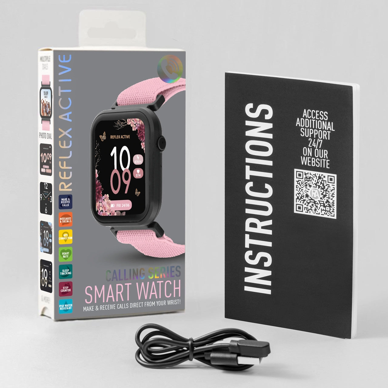 Reflex Active SERIES 37 Dusty Pink Smart Watch RA37-2200