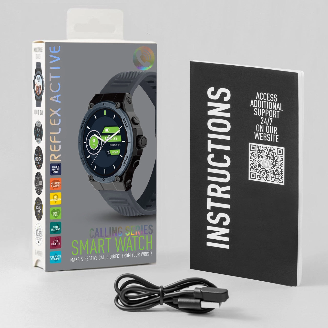 Reflex Active SERIES 39 Blue Sports Smart Watch RA39-2206
